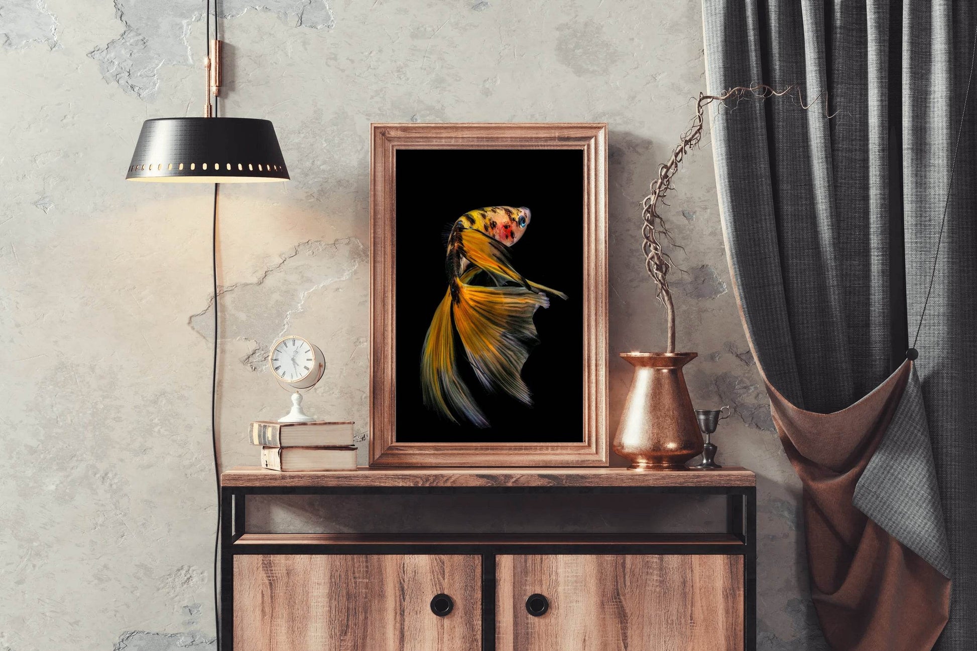 Siamese Fighting Fish Picture Wall Art - beink online art store