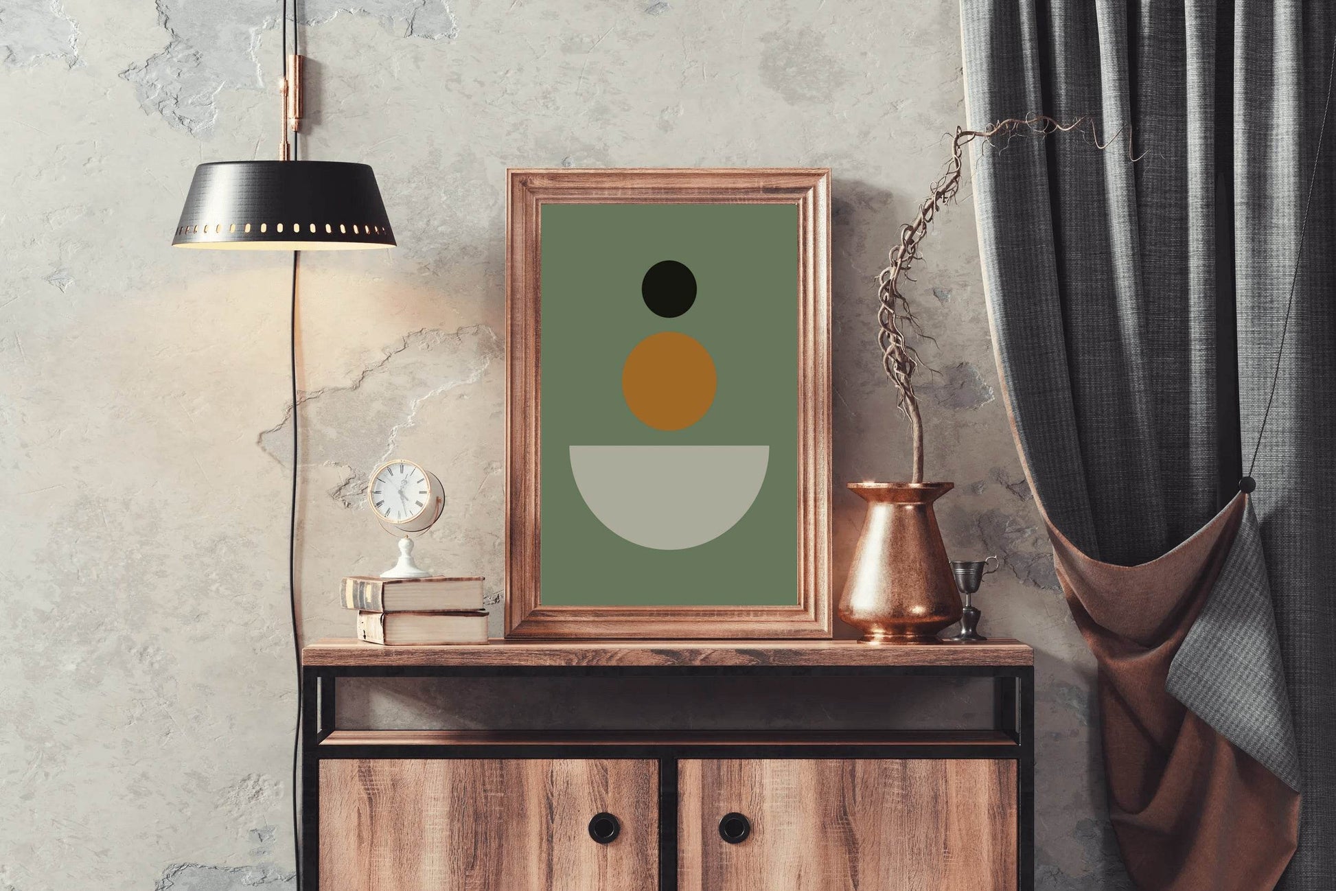 Geometric Shape Abstract Wall Art - beink online art store