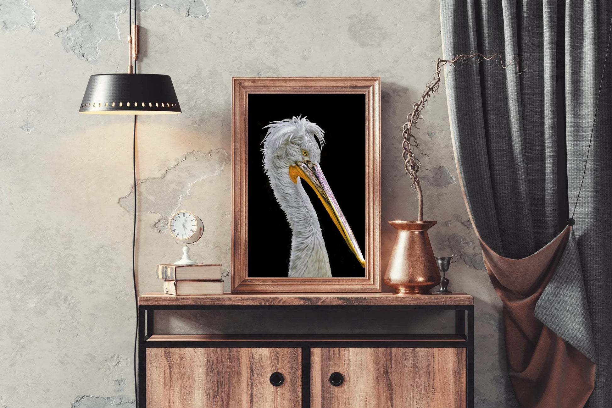 Picture of White Dalmatian Pelican - beink online art store