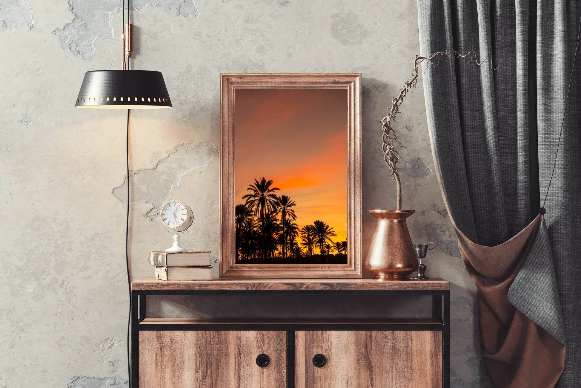 A Golden Sunset Wall Art - beink online art store