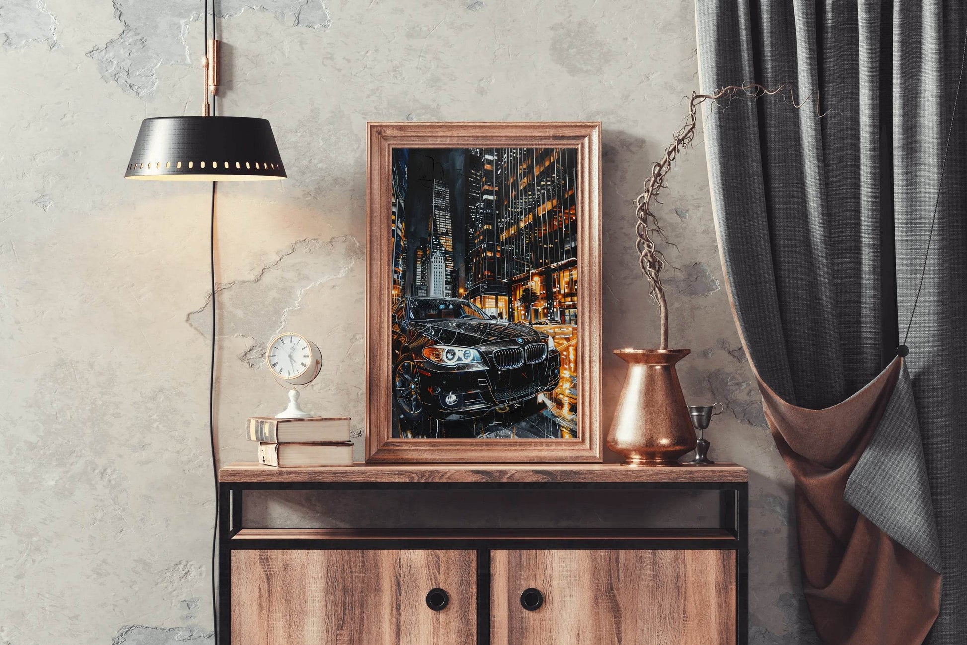 BMW Painting With Watercolor Wall Art - beink online art store