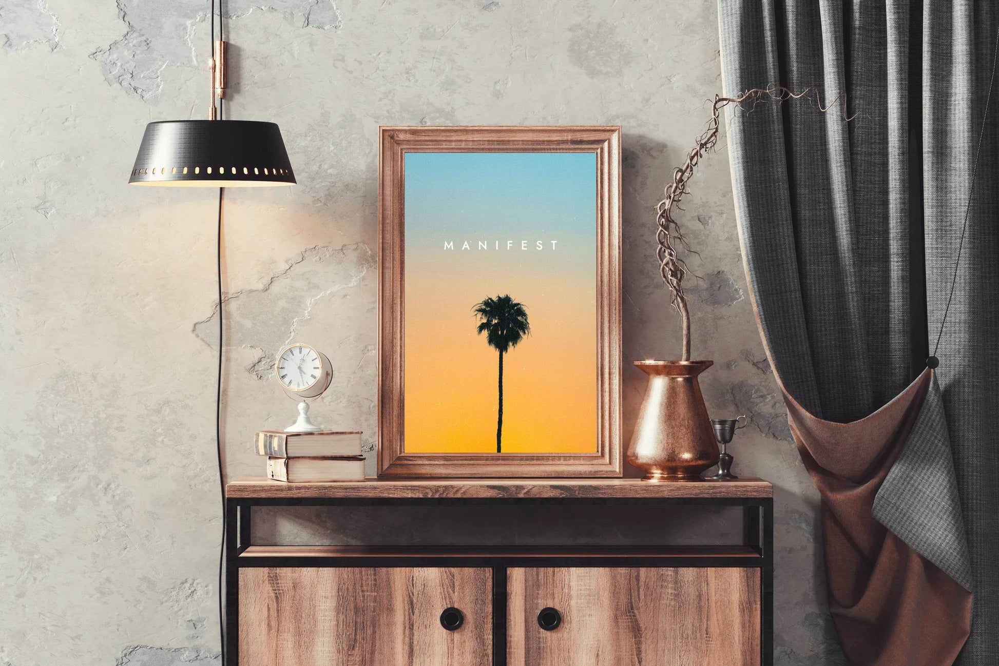 Manifest - Palm Tree Wall Art - beink online art store
