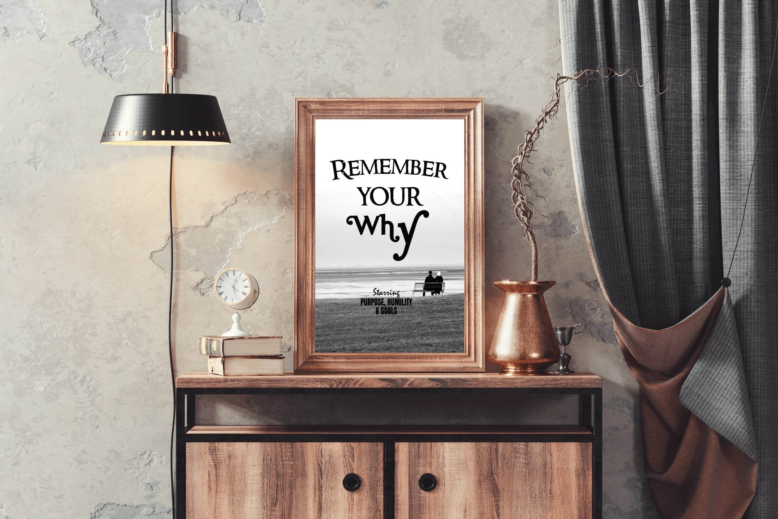 Remember You Why Motivational Wall Art - beink online art store