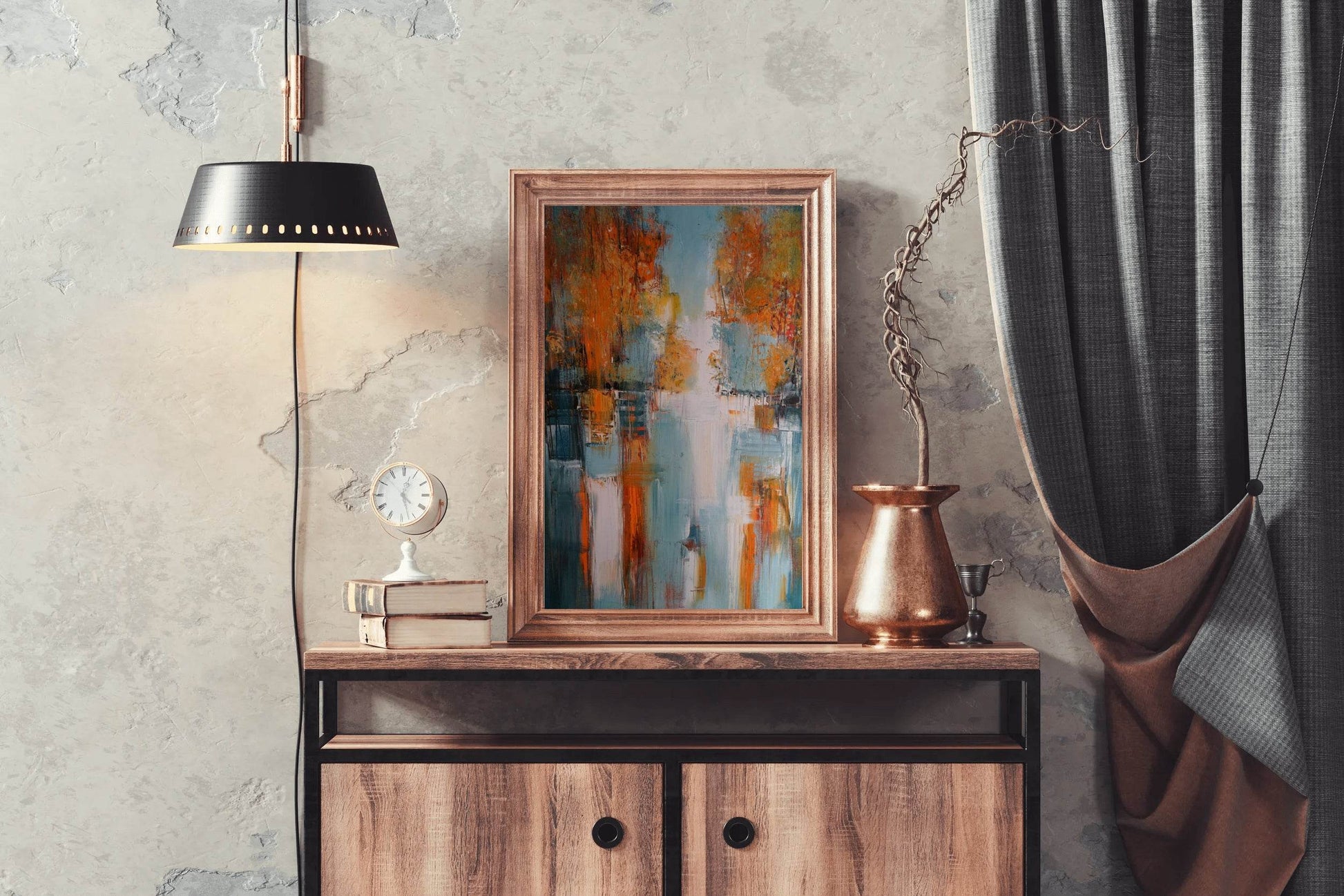 Autumn Season Abstract Wall Art - beink online art store