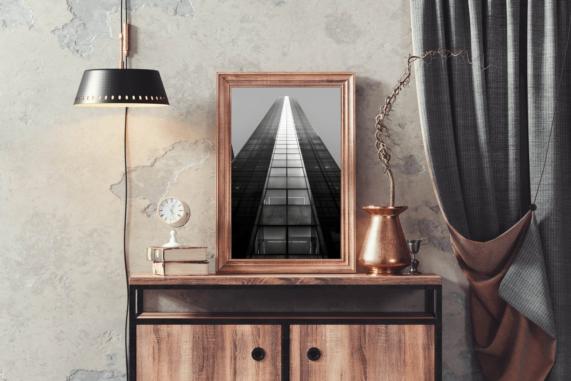 Glass Tower Wall Art - beink online art store