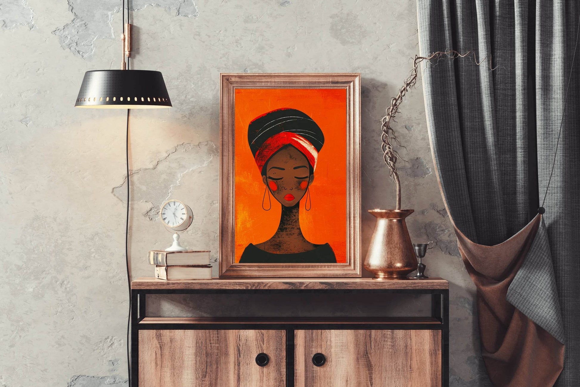 African Beauty Wall Art - beink online art store
