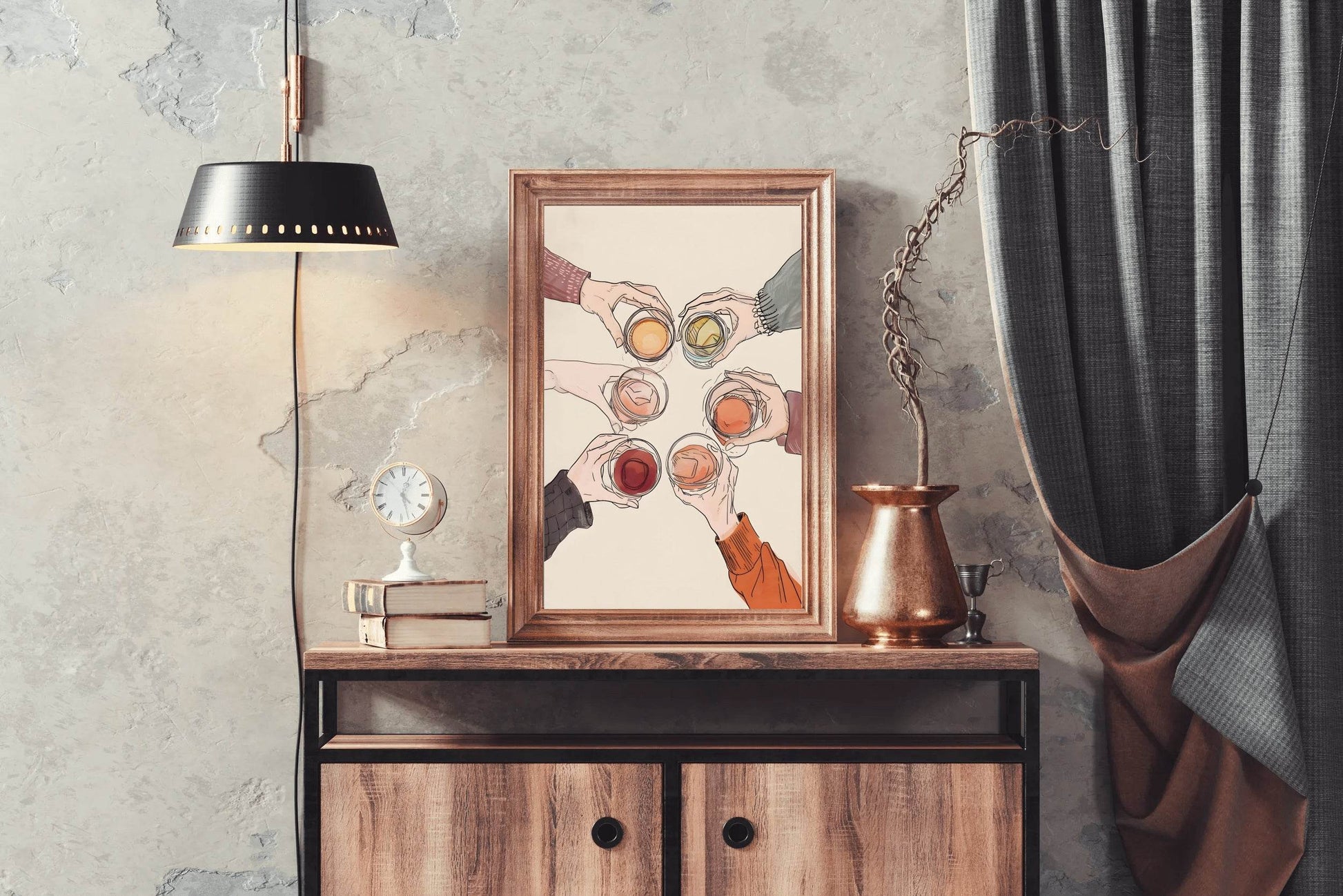 Vixie Cocktail Party Wall Art - beink online art store