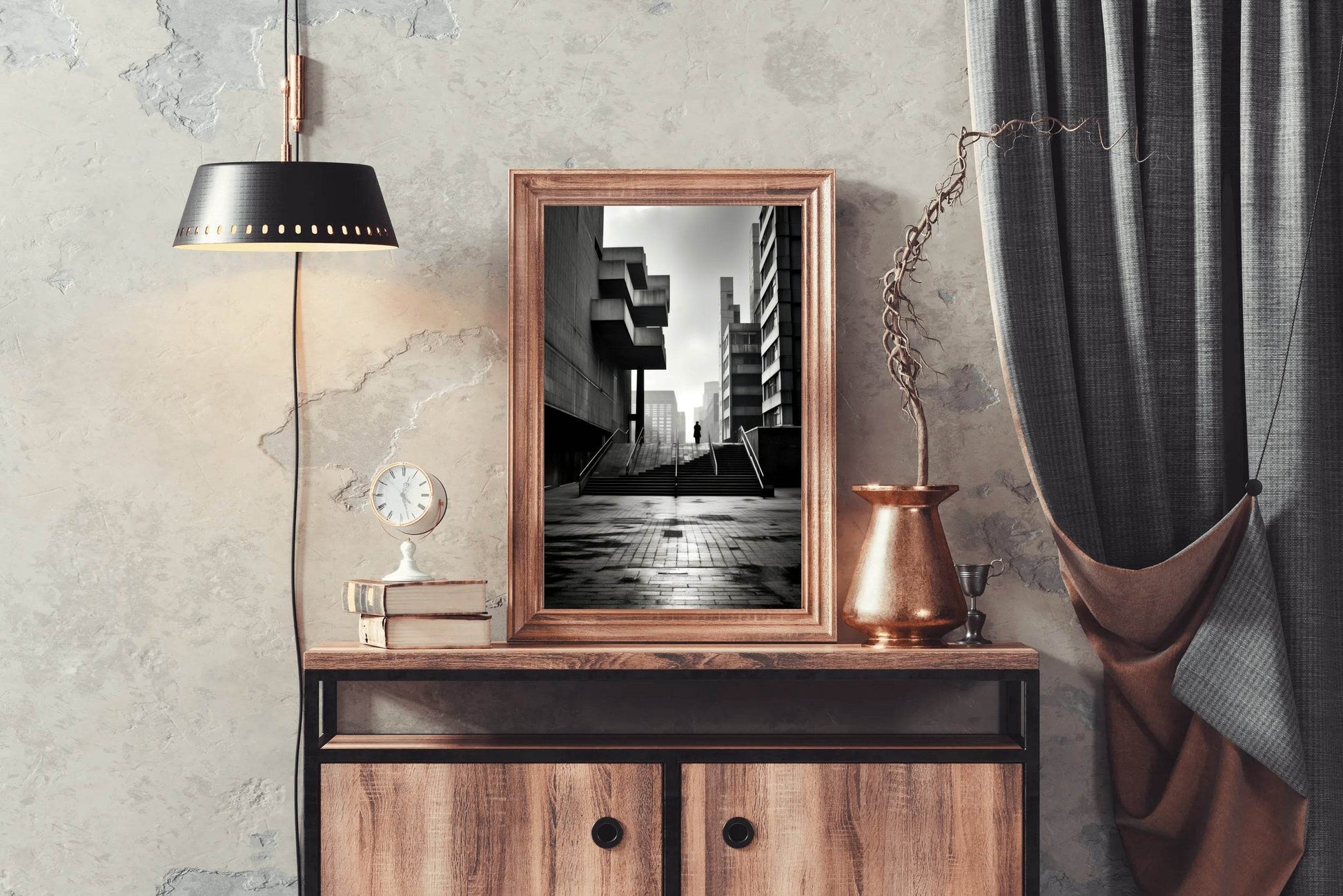 Black White Architectural Wall Art - beink online art store