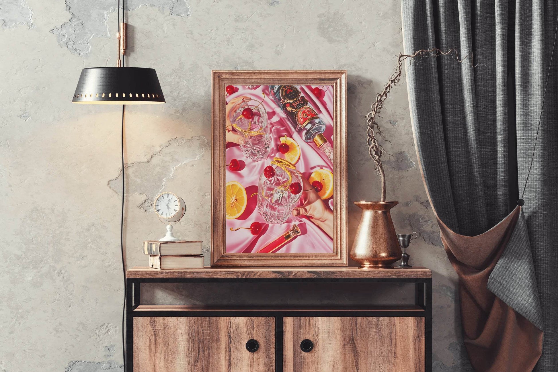 Whiskey Glass Wall Art - beink online art store