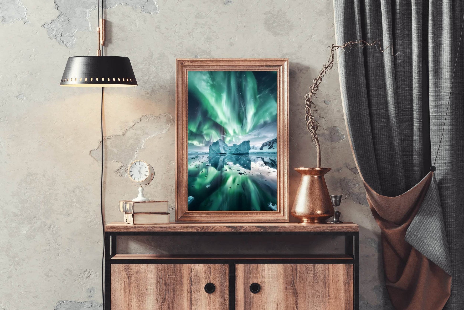 Arctic Lights Reflected Wall Art - beink online art store
