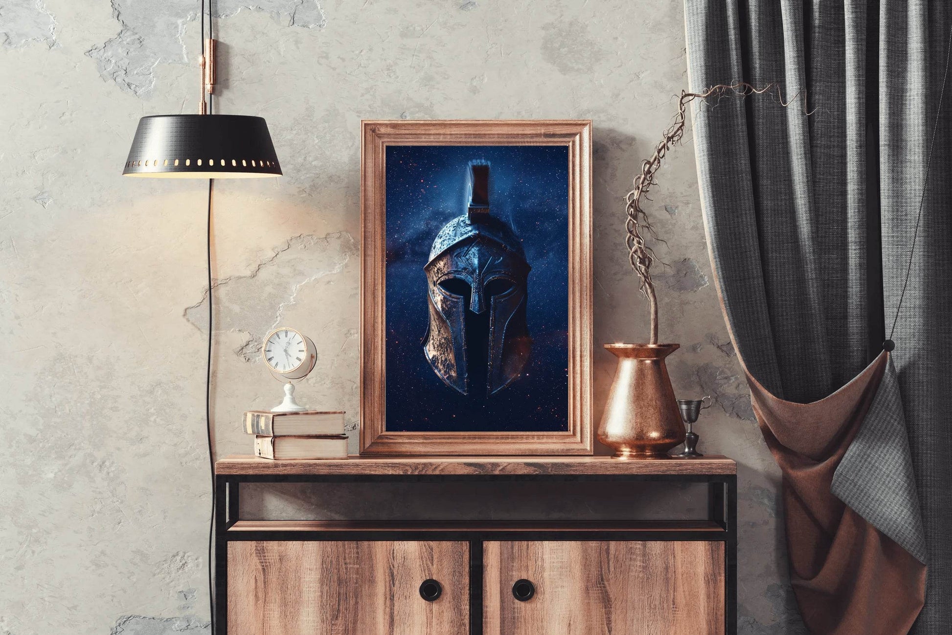 Spartan Helmet Wall Art - beink online art store