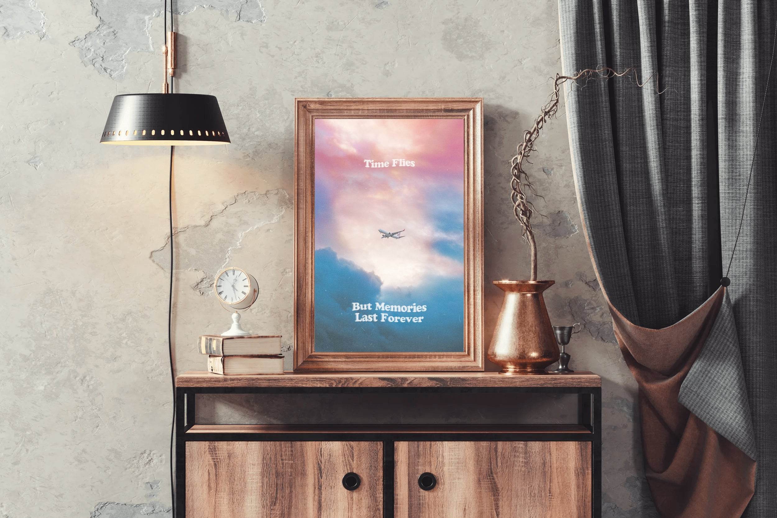 Memories Quote Motivational Wall Art - beink online art store
