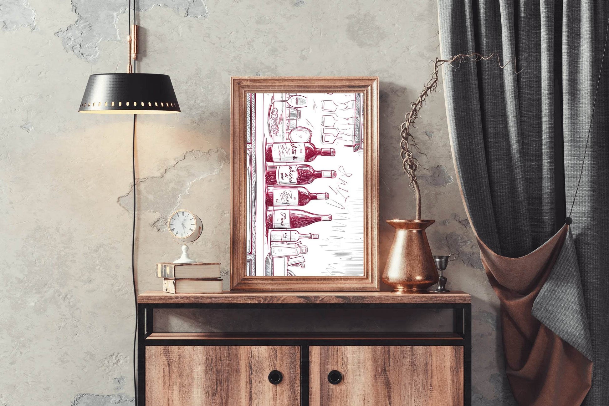 Champagne Bar Painting Wall Art - beink online art store