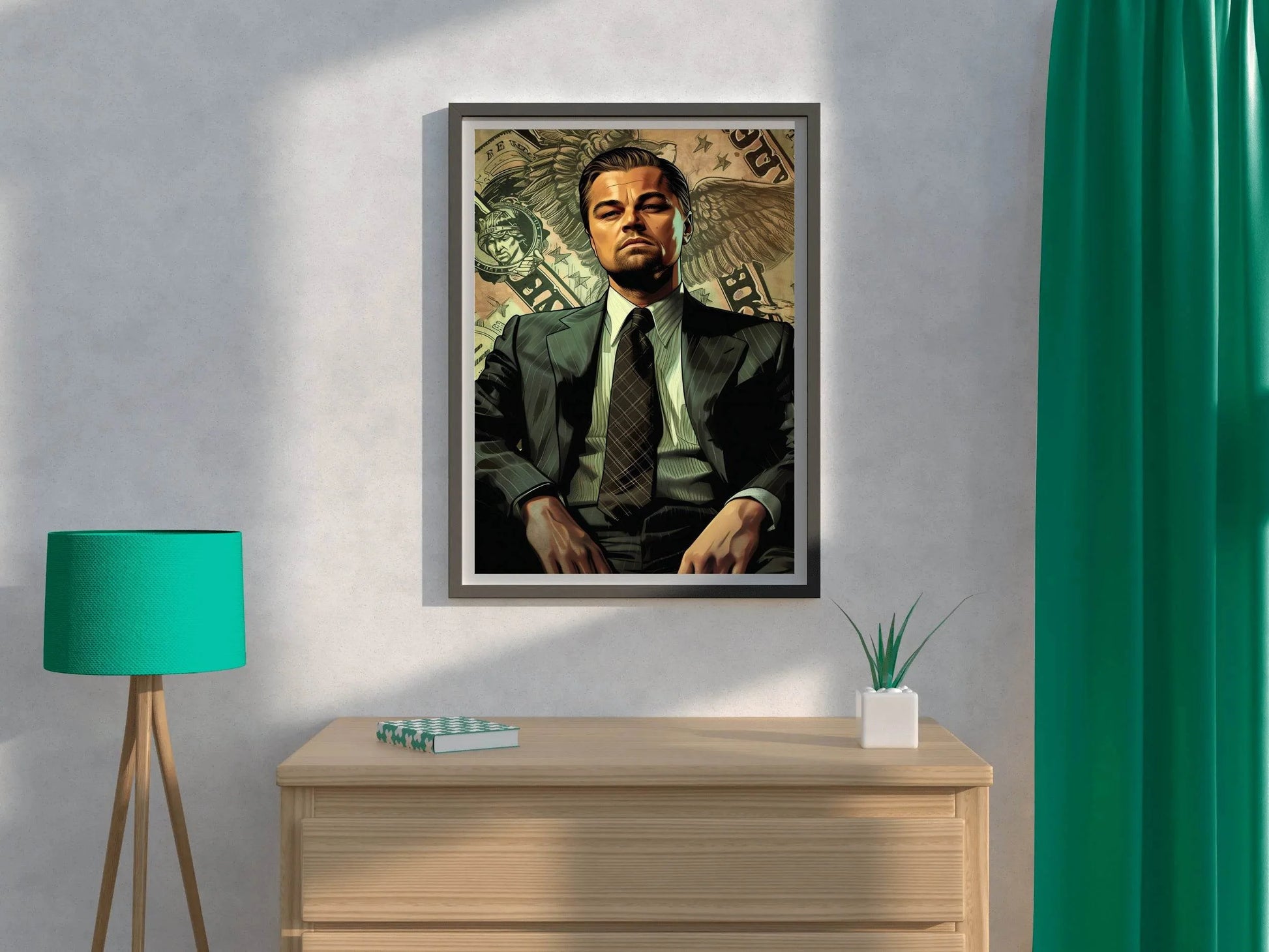 Leonardo DiCaprio Rich Look Wall Art - beink online art store
