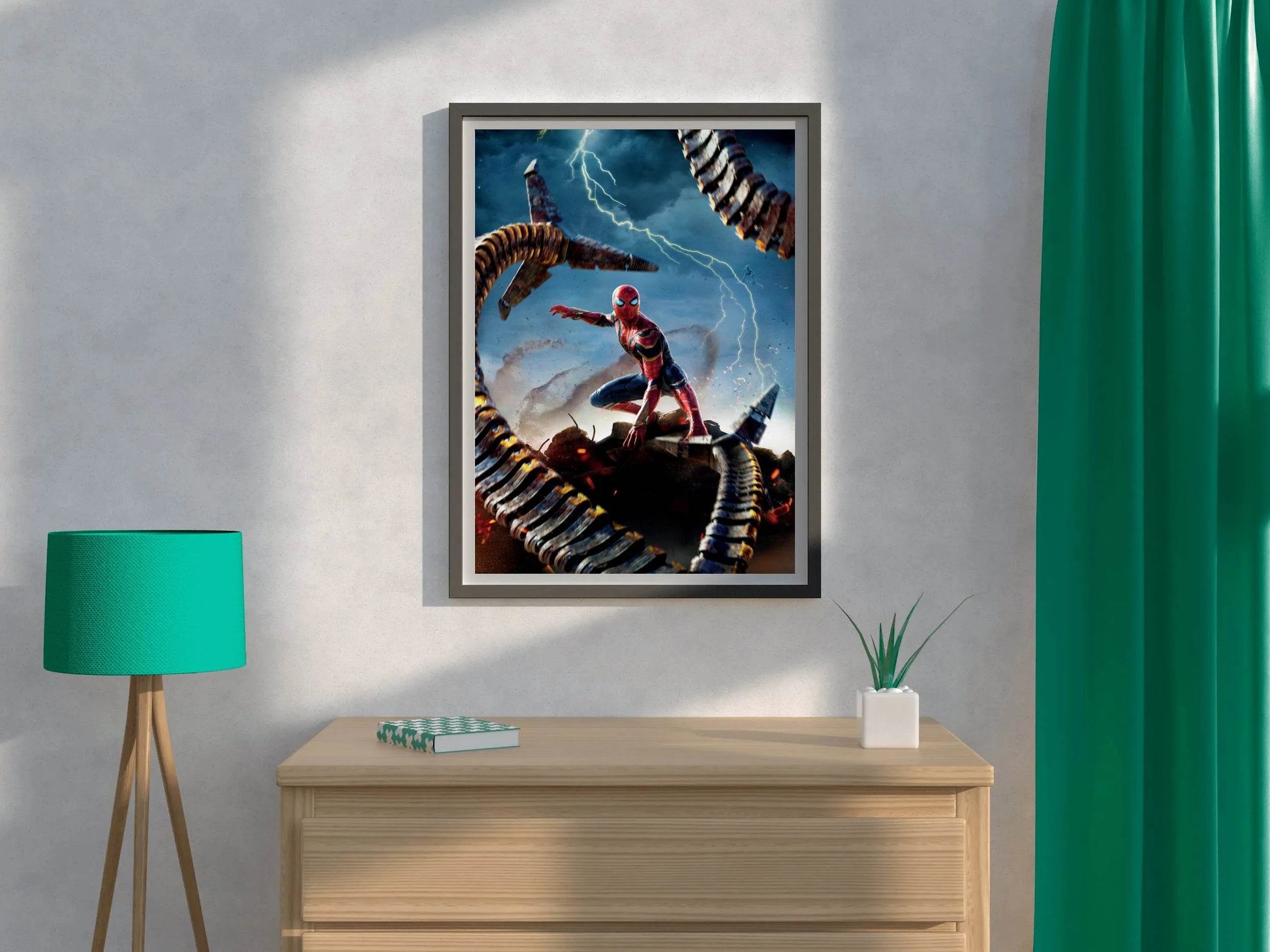 Spider-Man: No Way Home A Battle Across Universes Wall Art - beink online art store