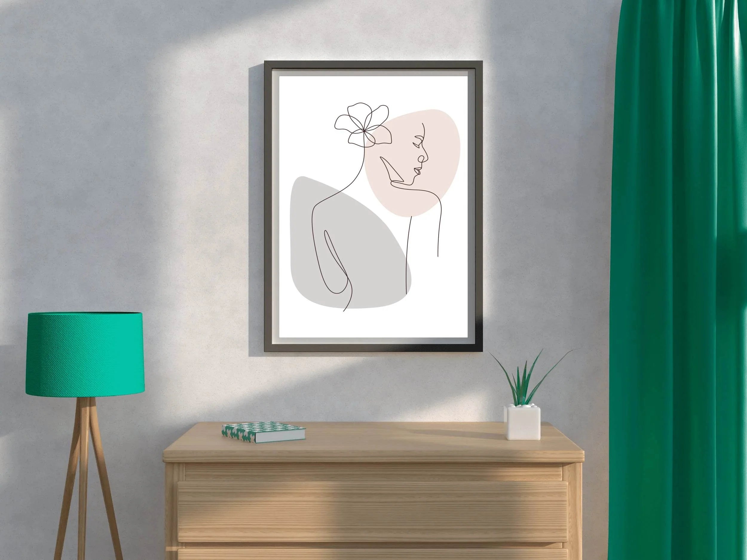 Beautiful Woman's Back Wall Art - beink online art store
