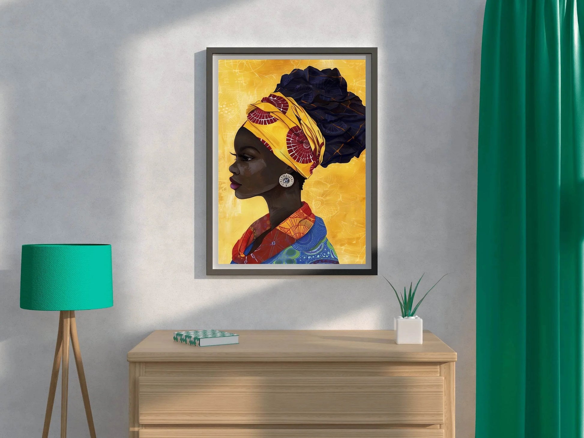 Modern African Women Wall Art - beink online art store