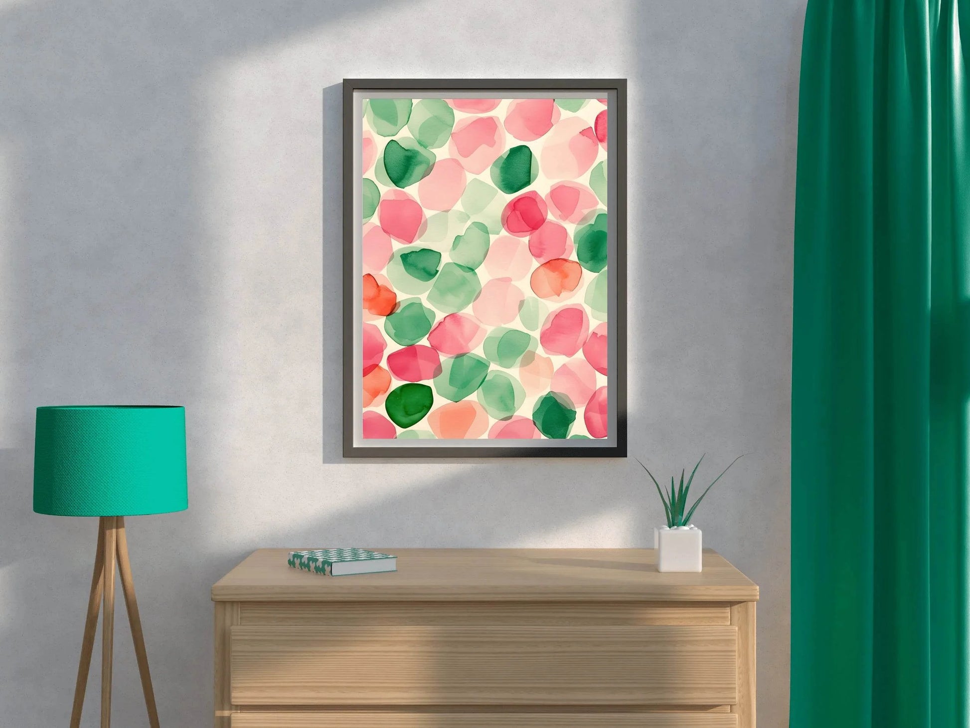 A Close Up of a Watercolor Painting Digital Art - beink online art store