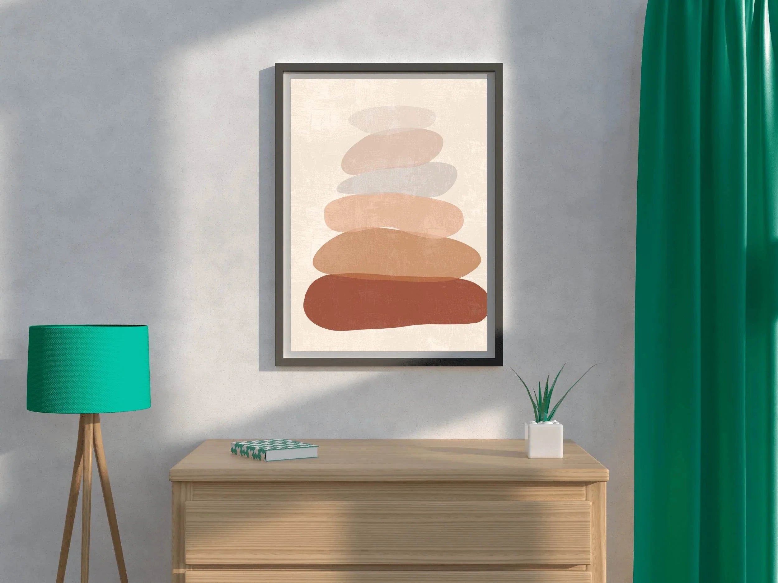 Balance of Stones Wall Art - beink online art store