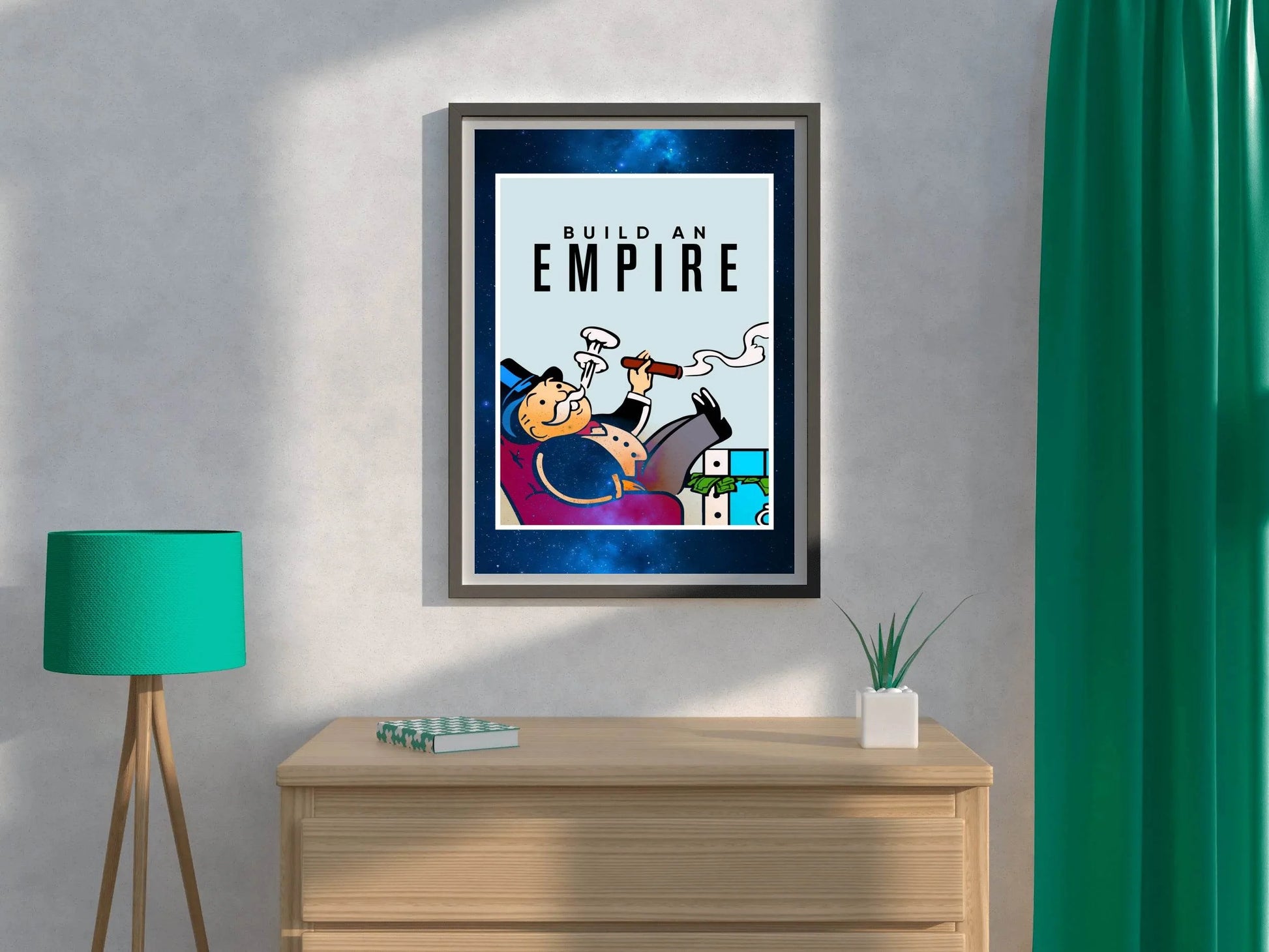 Monopoly-Inspired Success Motivational Wall Art - beink online art store