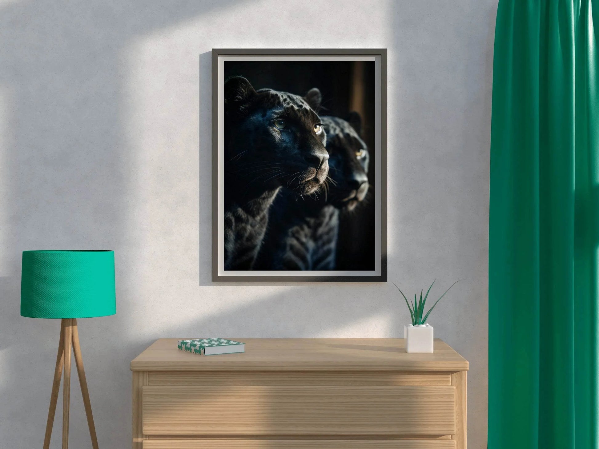 Black Panther Animal Wall Art - beink online art store