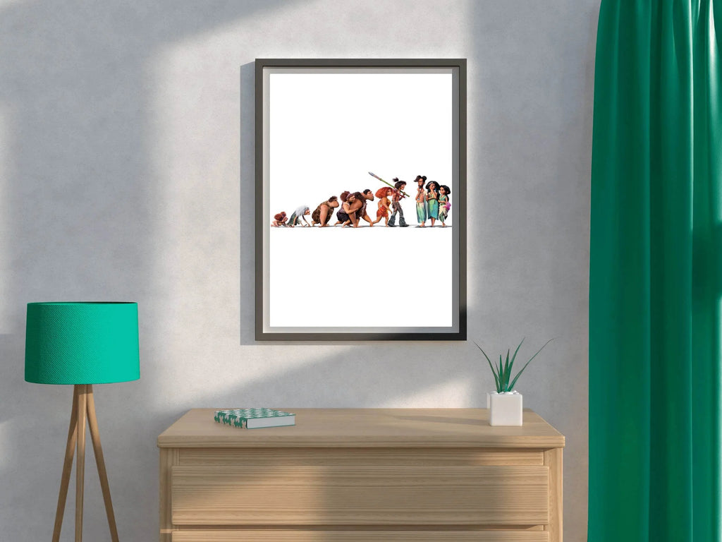 The Croods Evolution A Family's Journey Through Time Wall Art - beink online art store