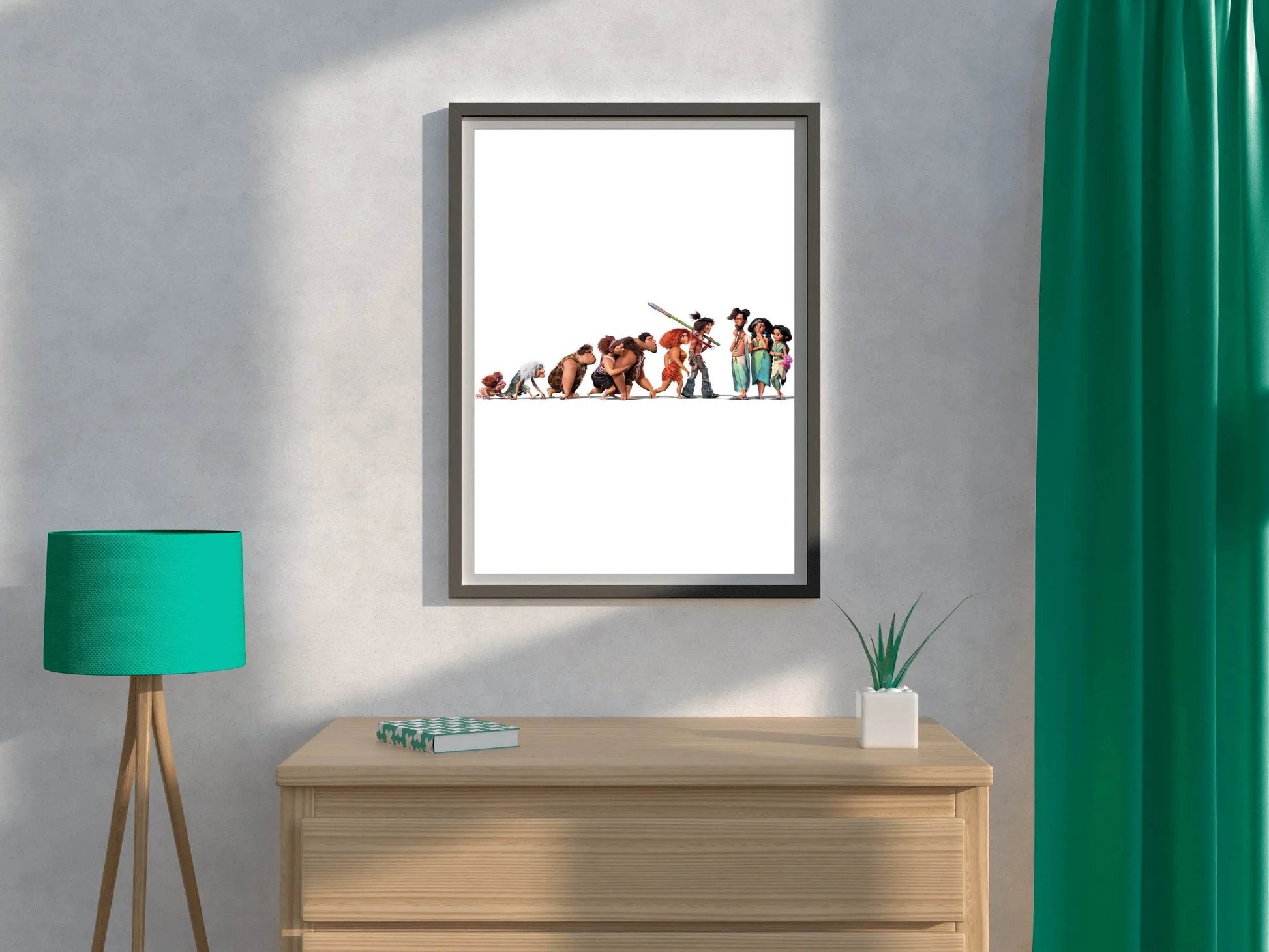The Croods Evolution A Family's Journey Through Time Wall Art - beink online art store