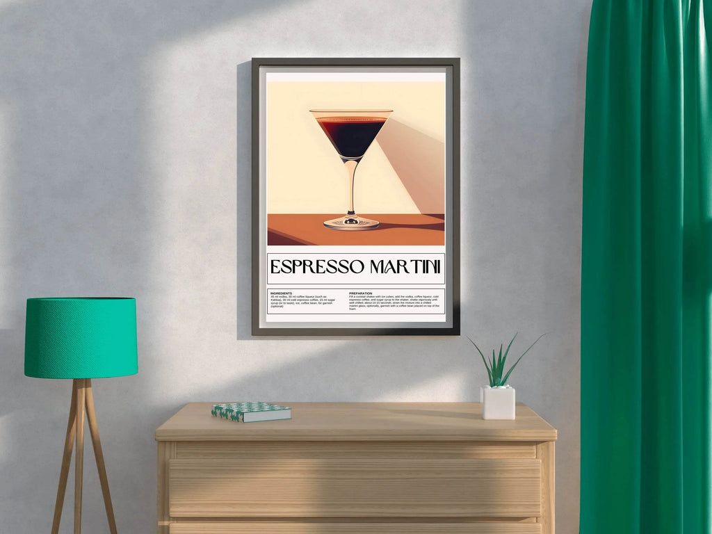 Espresso Martini Wall Art - beink online art store
