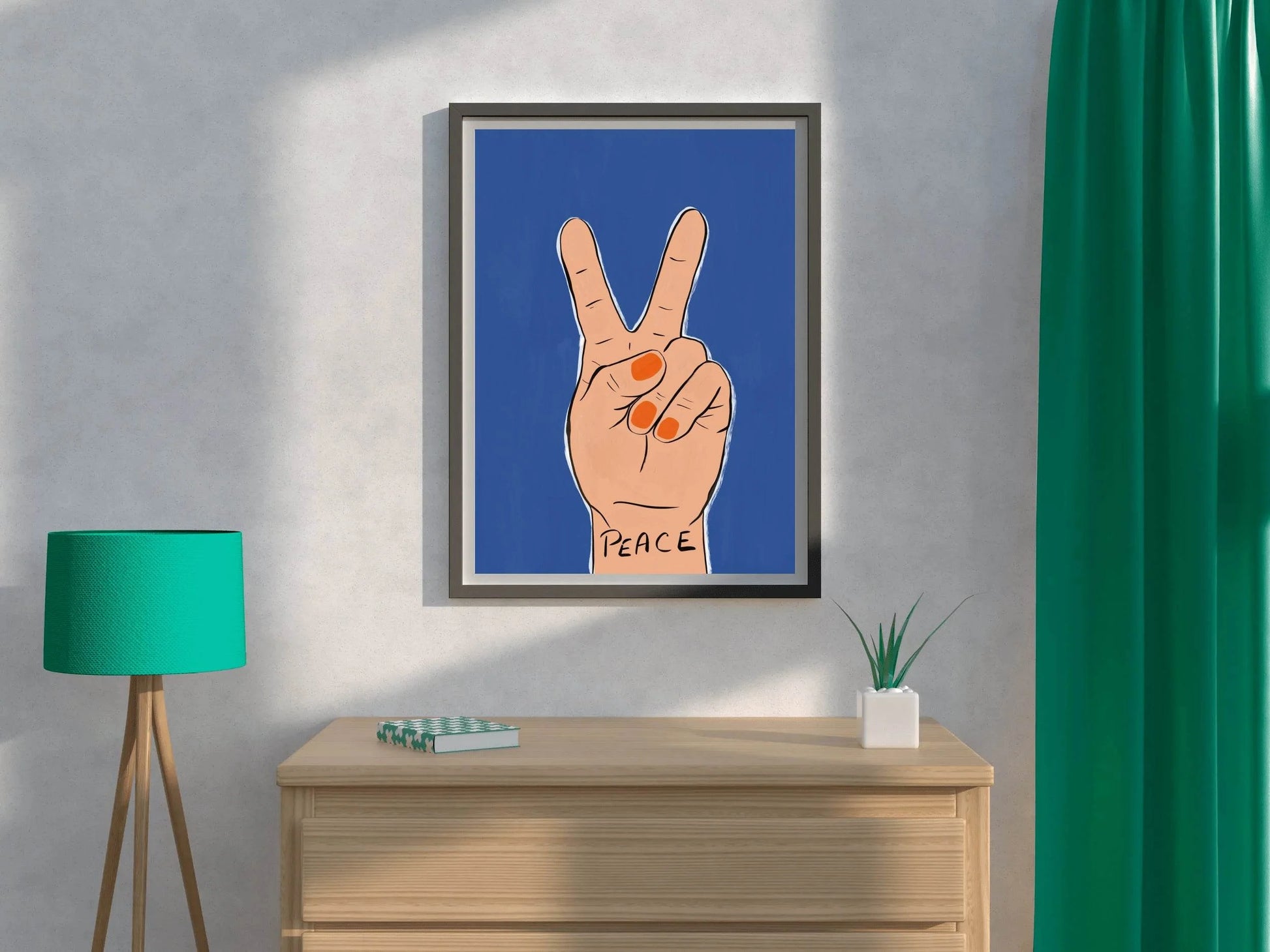 Symbol of Peace And Friendship Wall Art - beink online art store