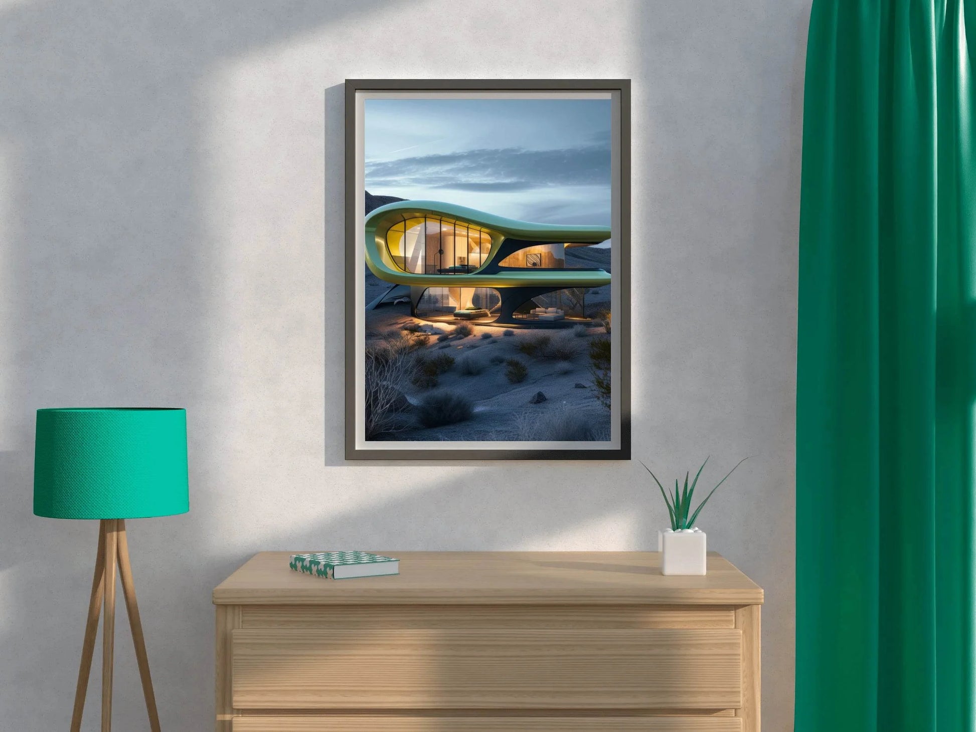 Modern Architecture Wall Art - beink online art store