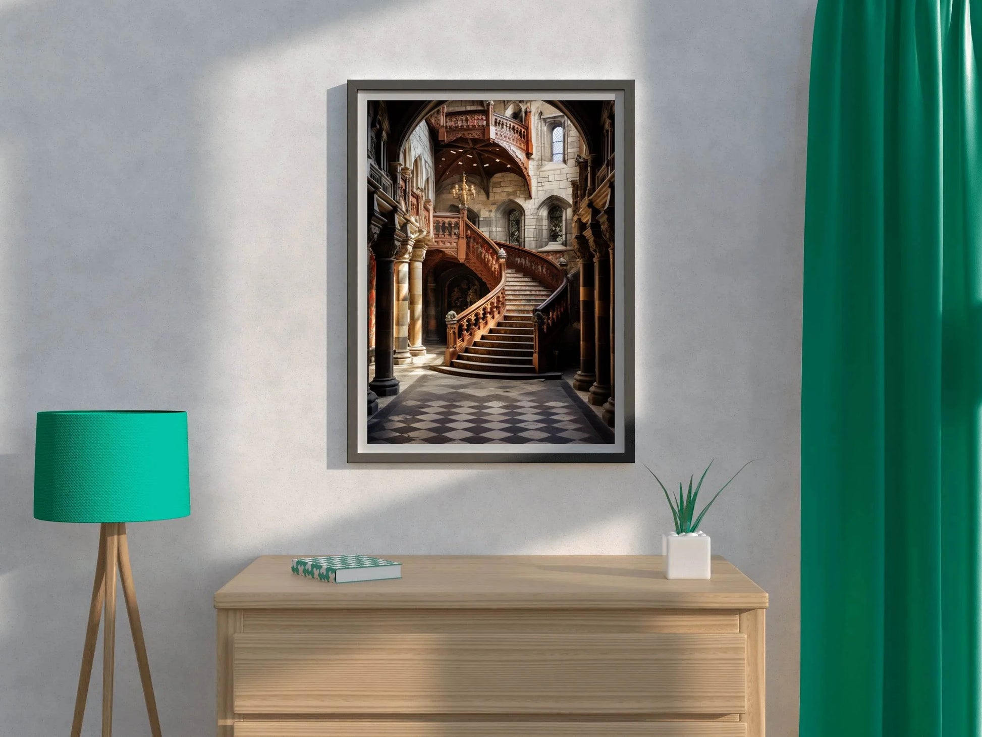 Luxury staircase Wall Art - beink online art store