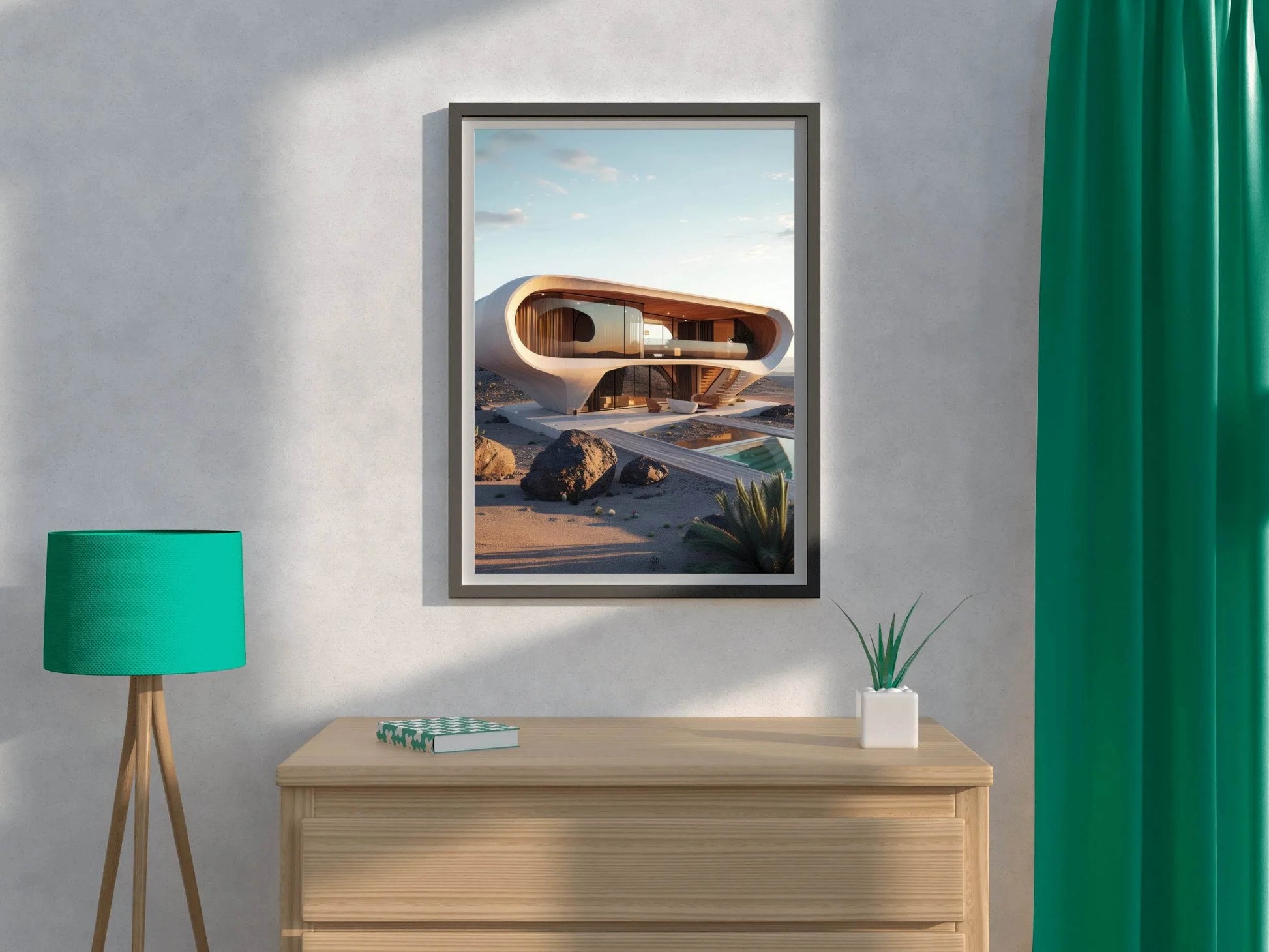 Modern Organic Architecture Wall Art - beink online art store