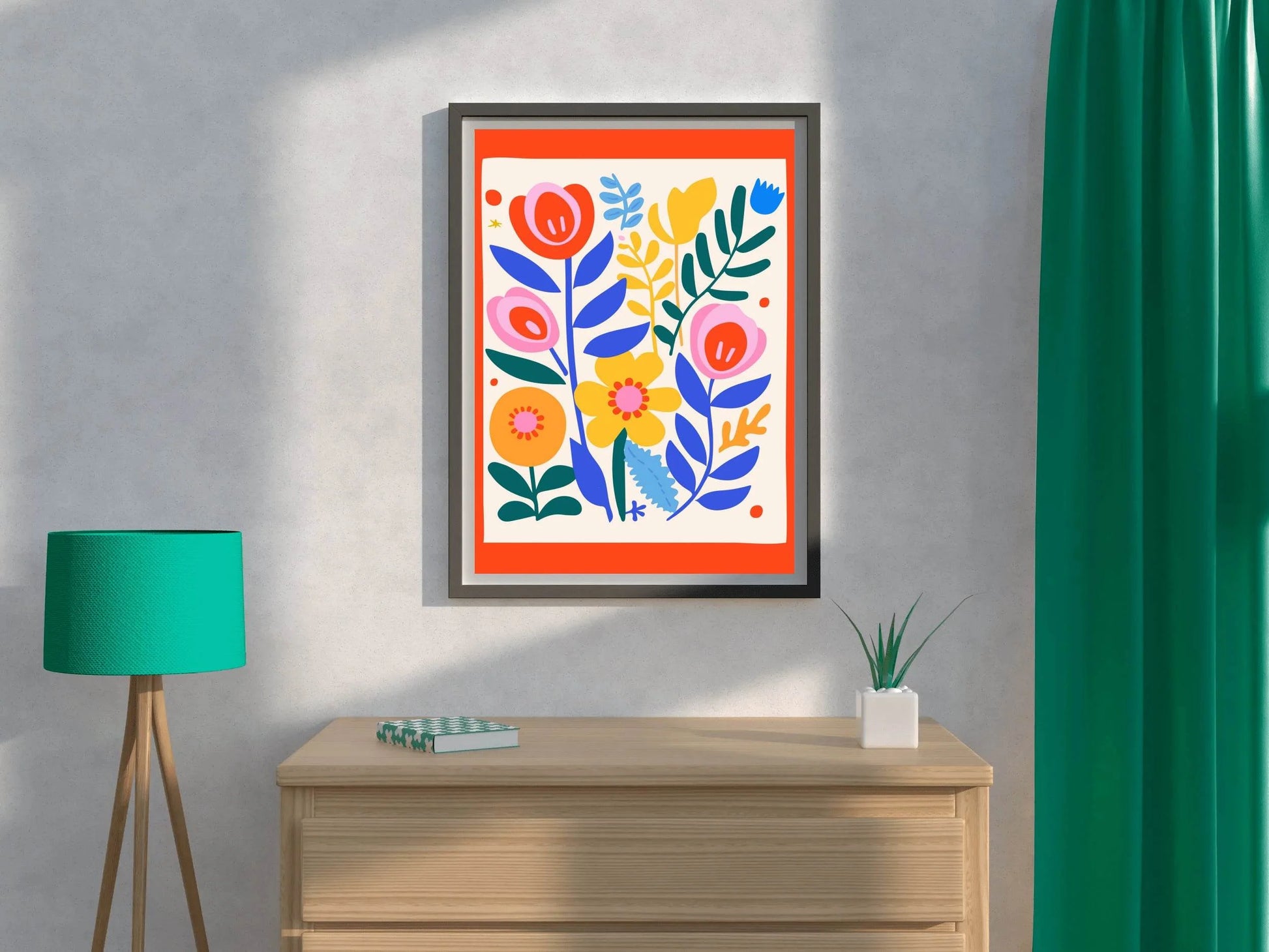 Watercolor Painting Of Tulips - beink online art store