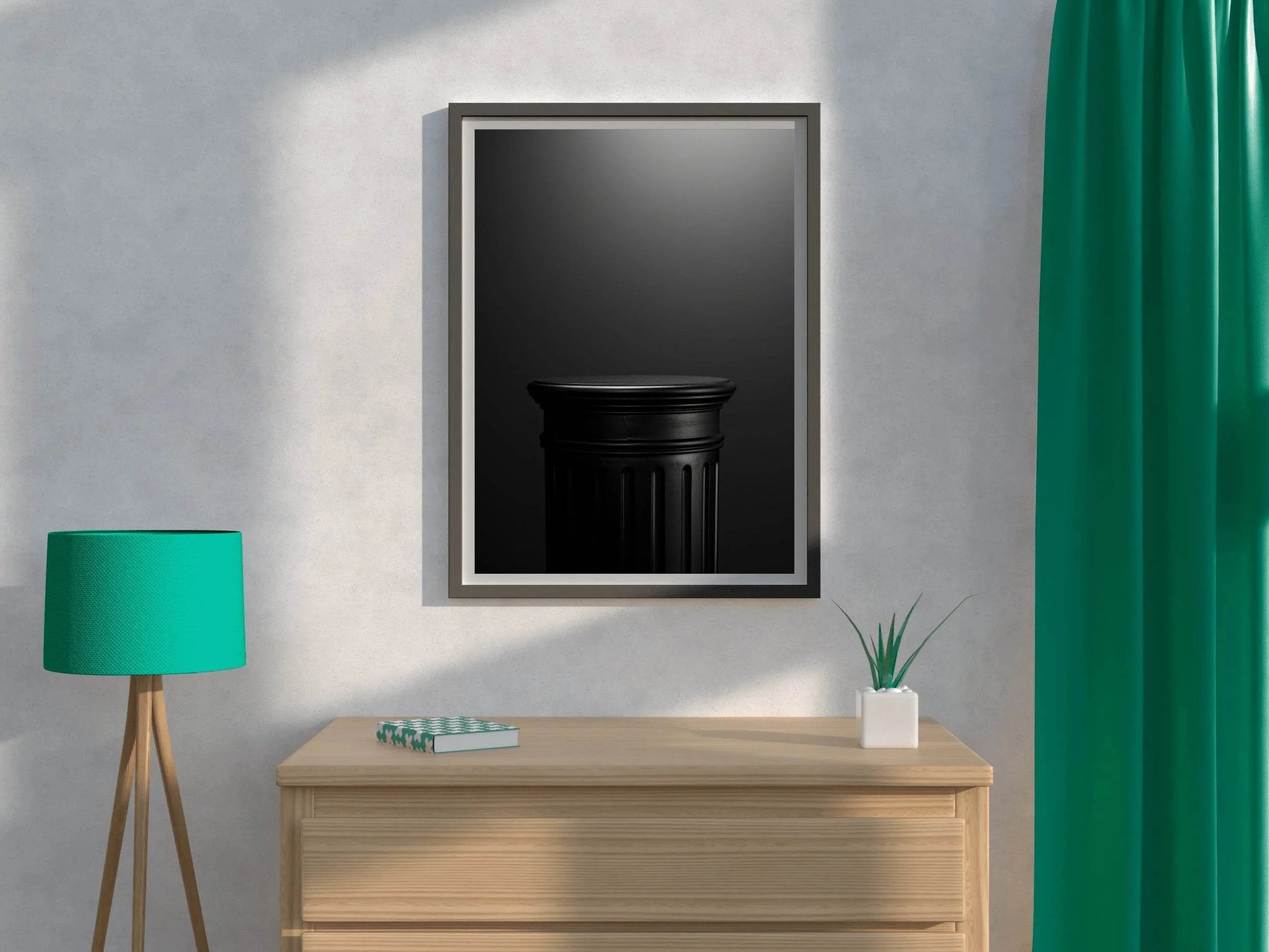 Olympus Vase Black & White Wall Art - beink online art store