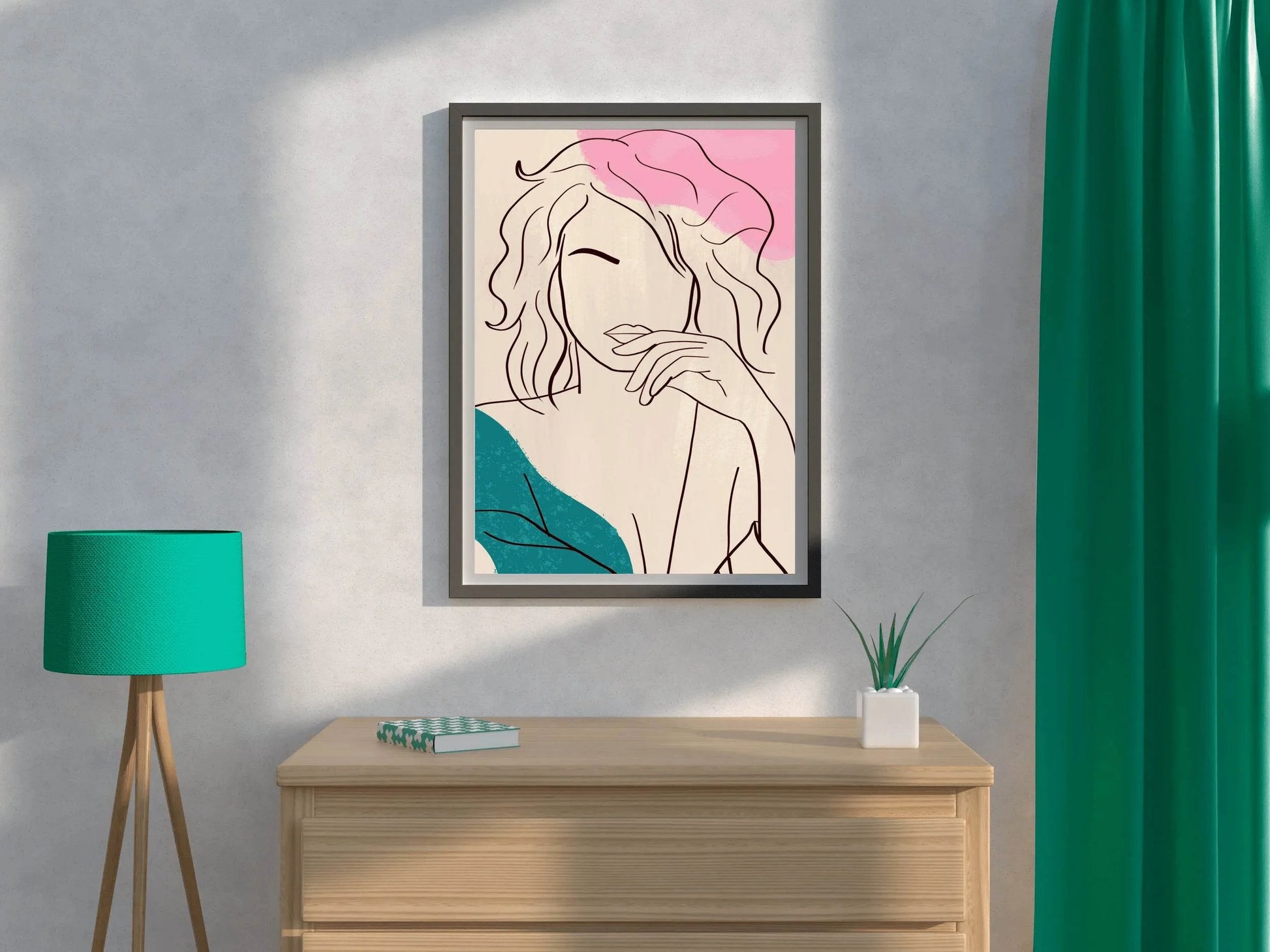 Painting A Woman Without A Face Wall Art - beink online art store