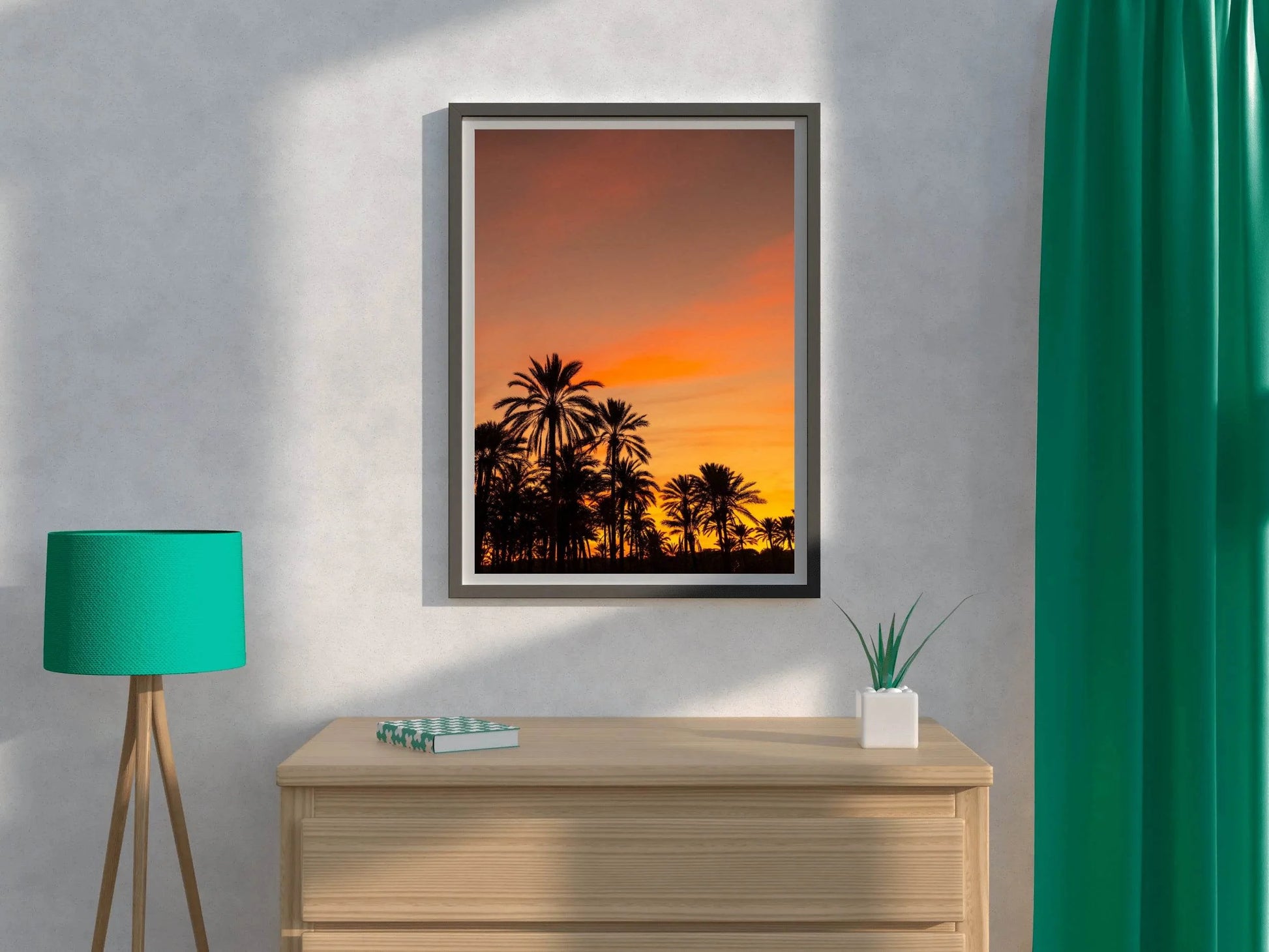 A Golden Sunset Wall Art - beink online art store