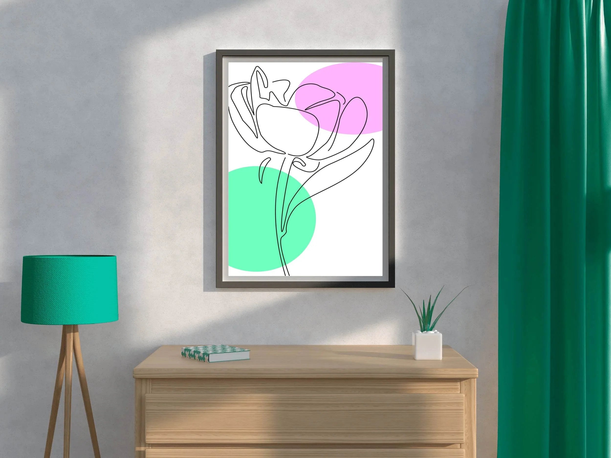 Painting Beautiful Rose Wall Art - beink online art store