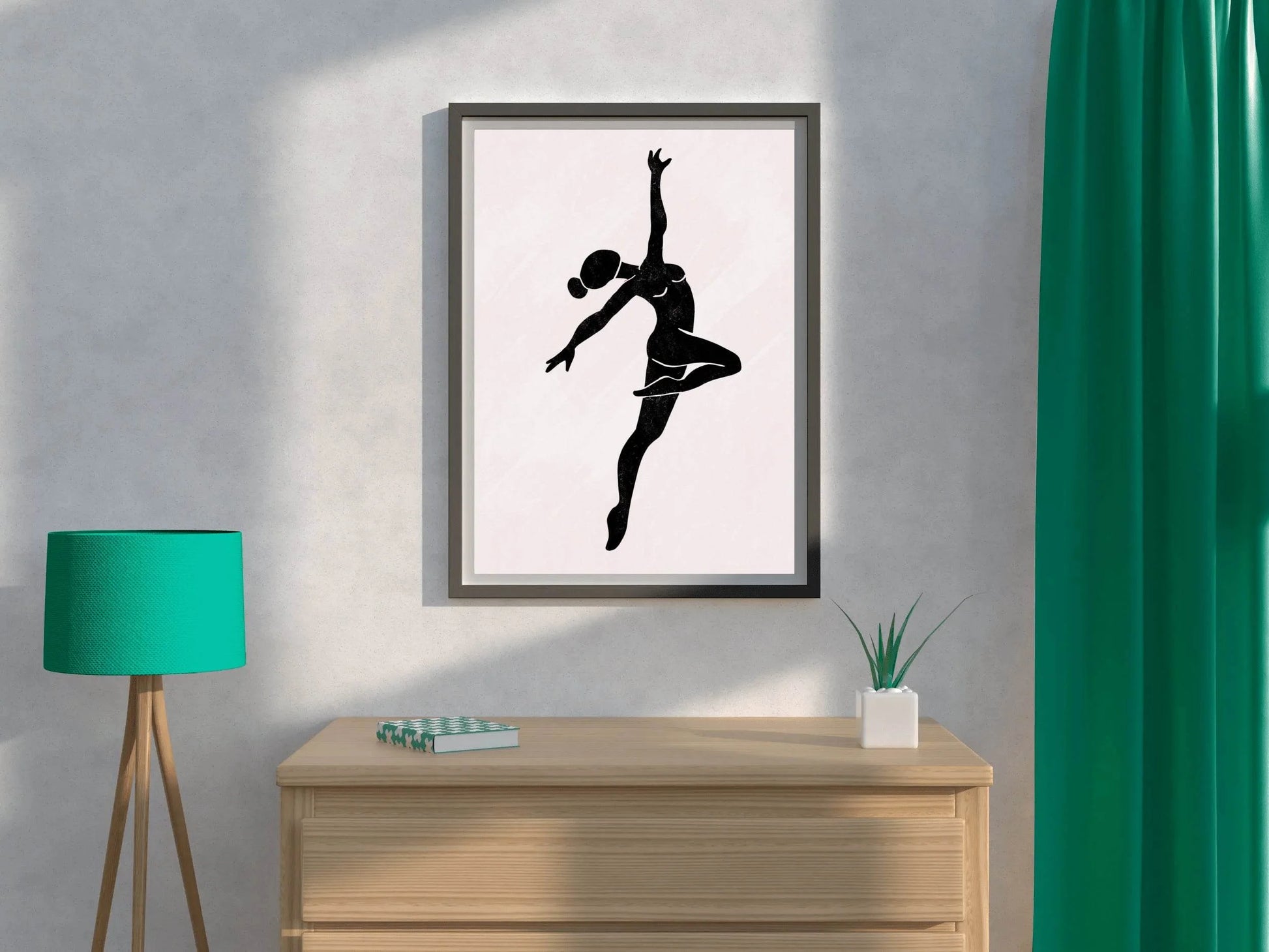 Black and White Dance Wall Art - beink online art store