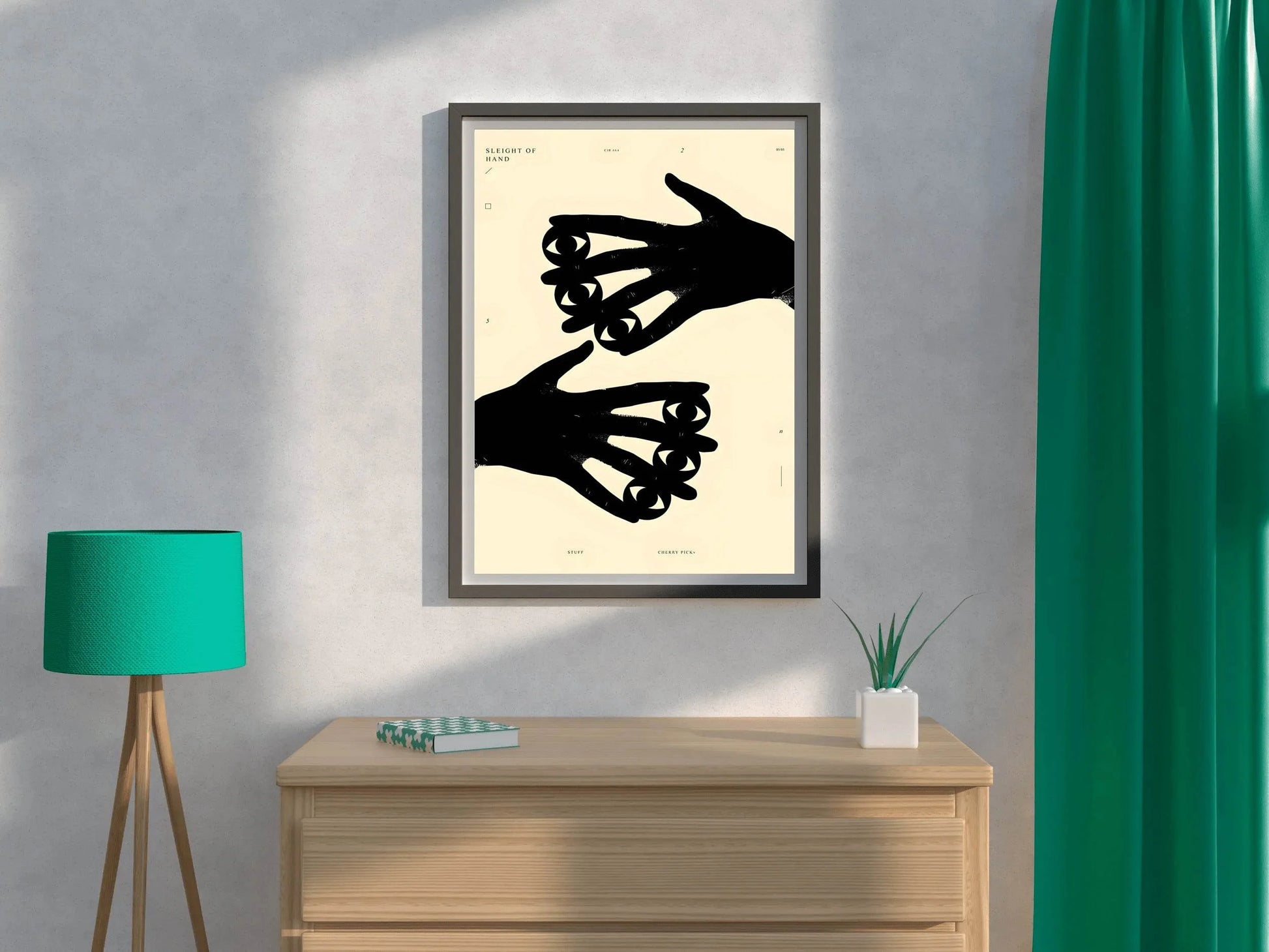 Sleight of Hand Modern Wall Art - beink online art store