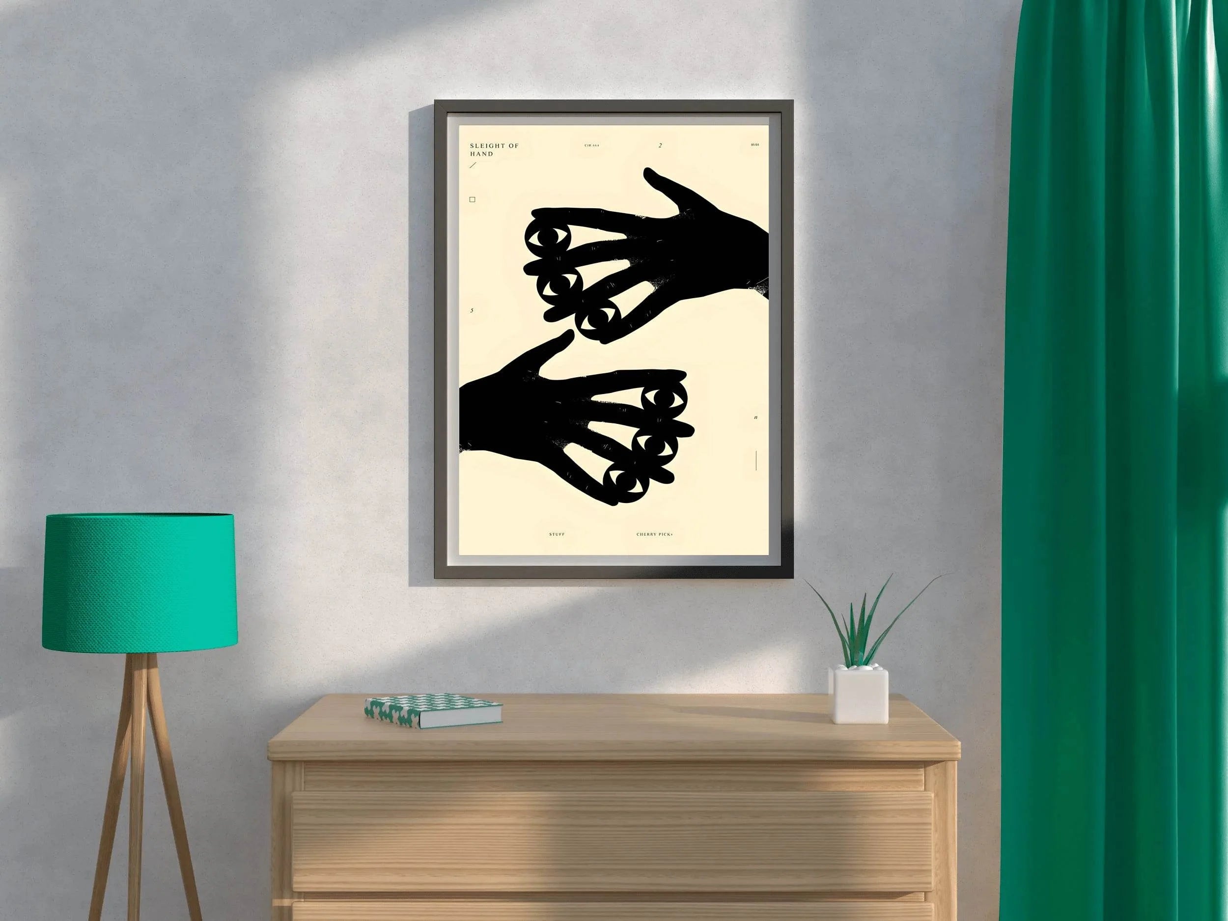 Sleight of Hand Modern Wall Art - beink online art store