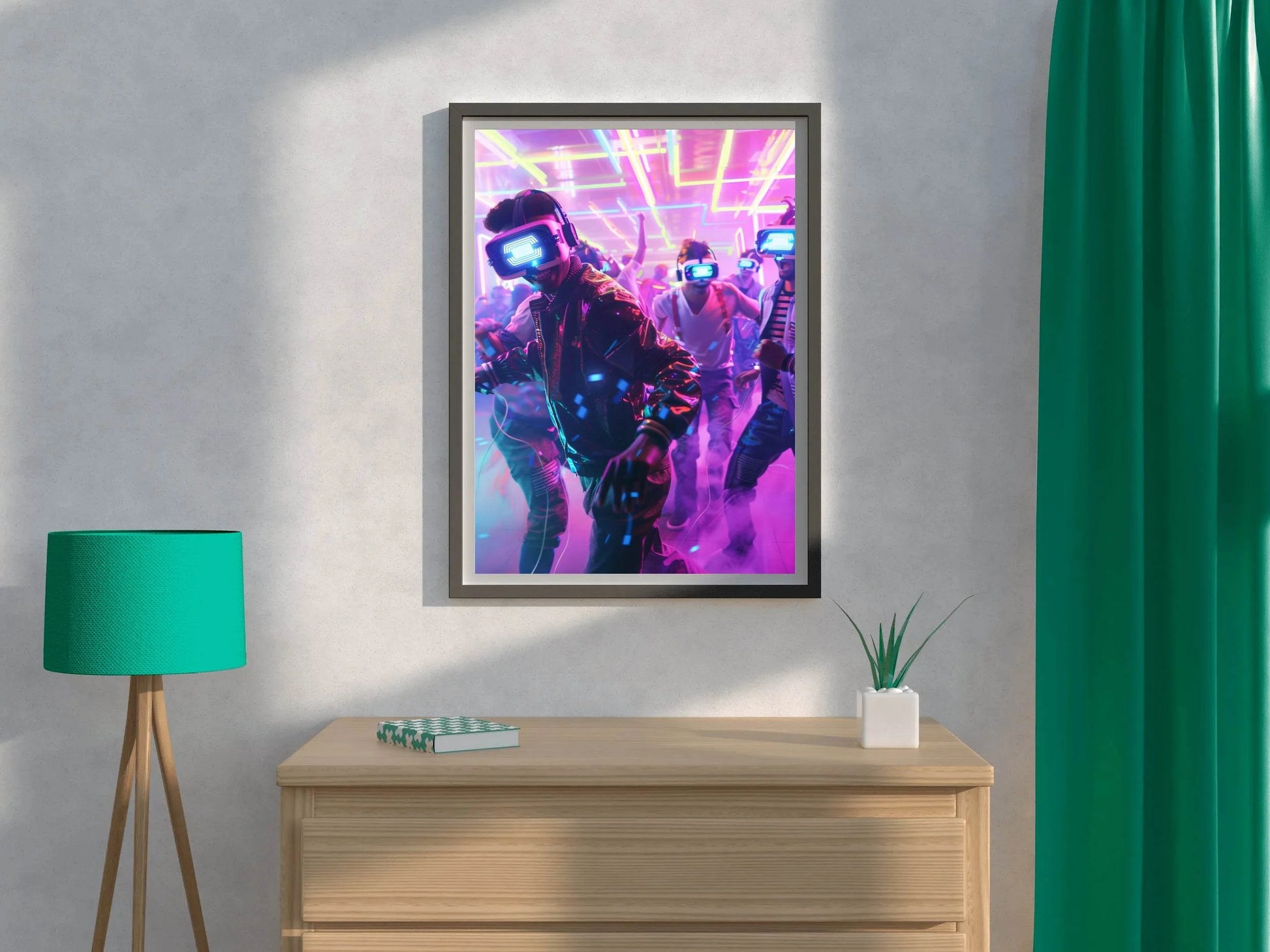 Disco With VR Wall Art - beink online art store