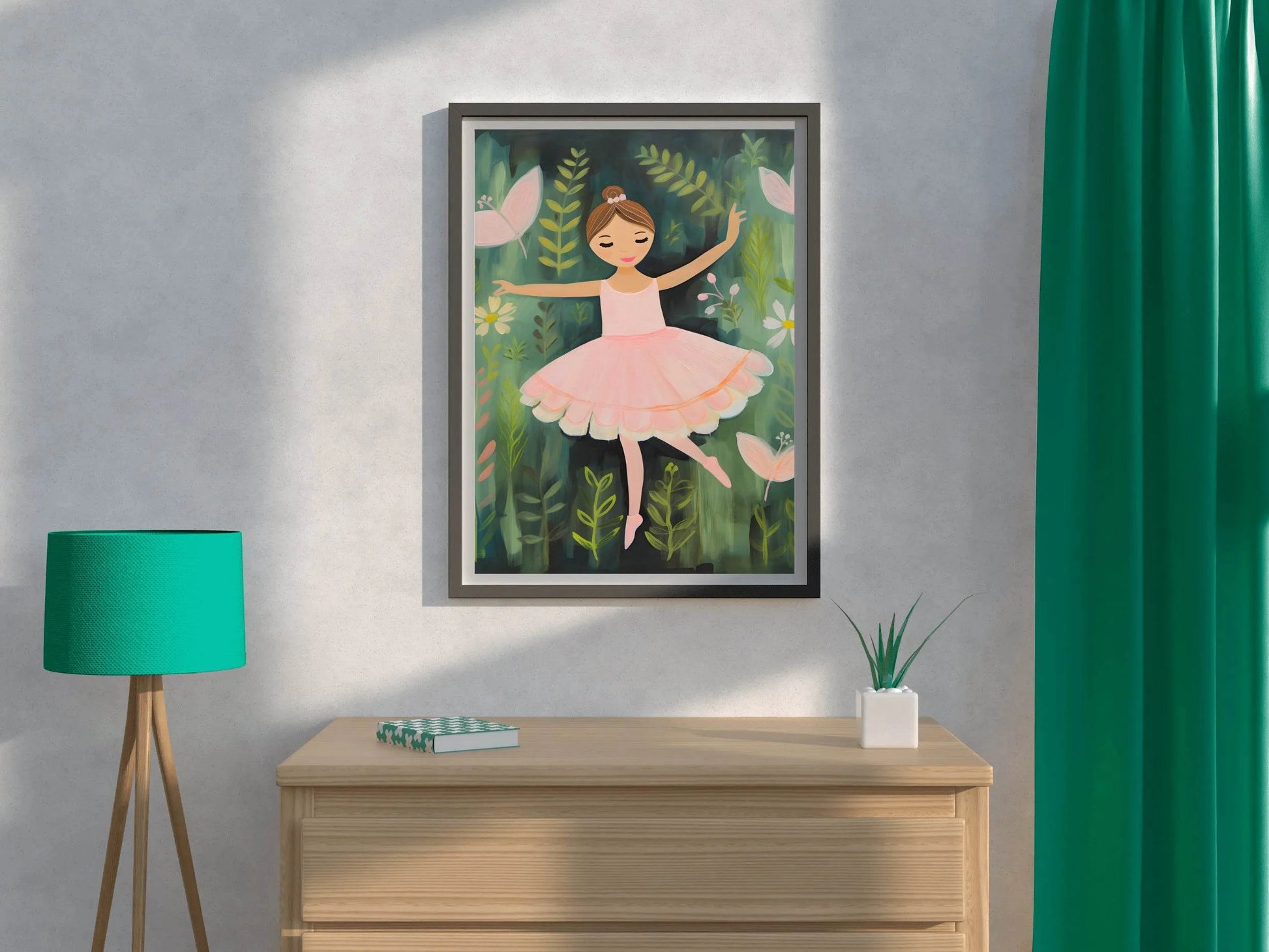 Ballerina Girl Art Print - beink online art store