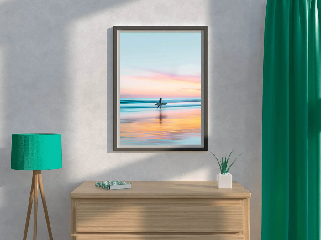 Sunset the Beach Wll Art - beink online art store