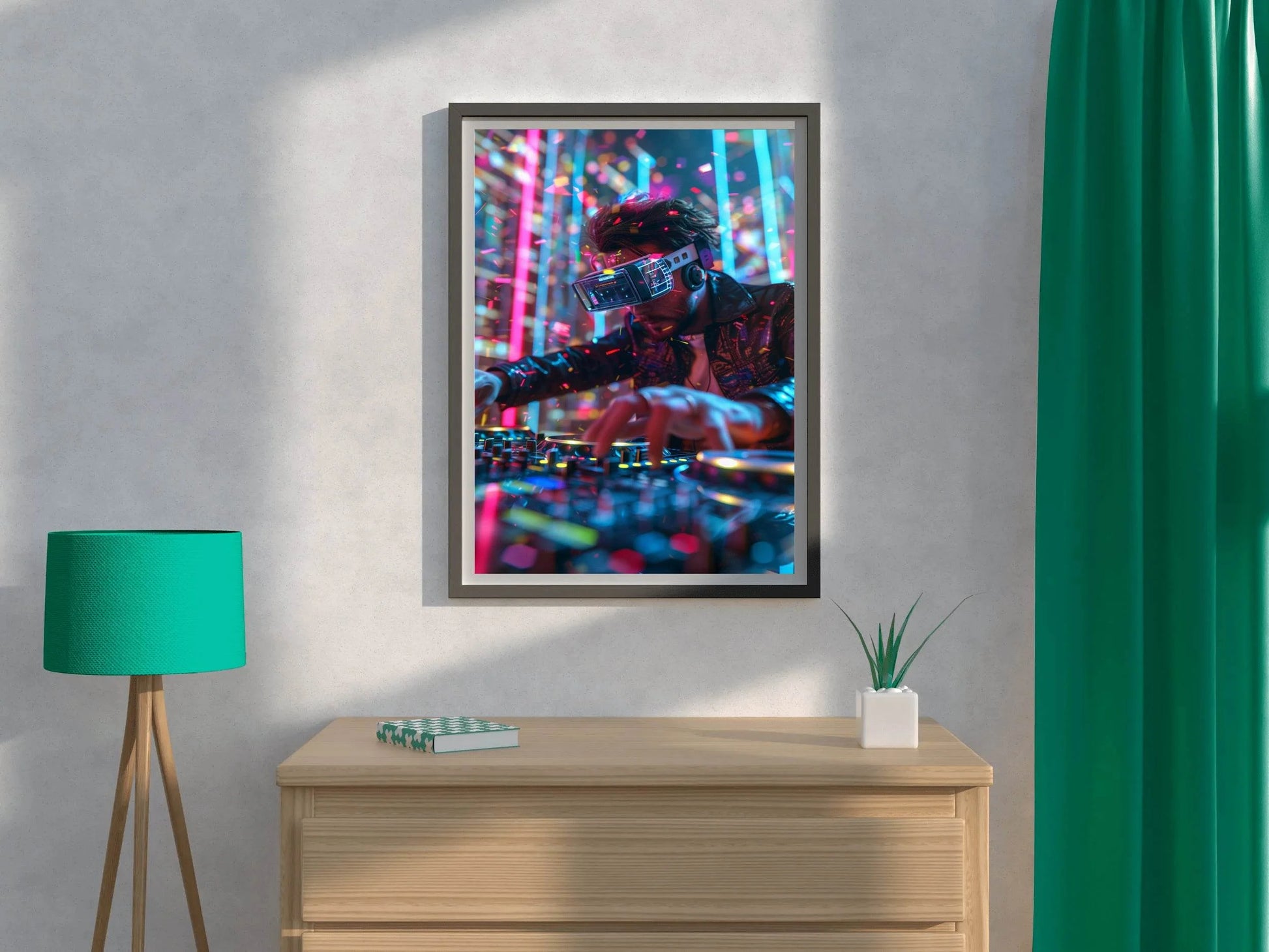 Music Synth With VR Wall Art - beink online art store