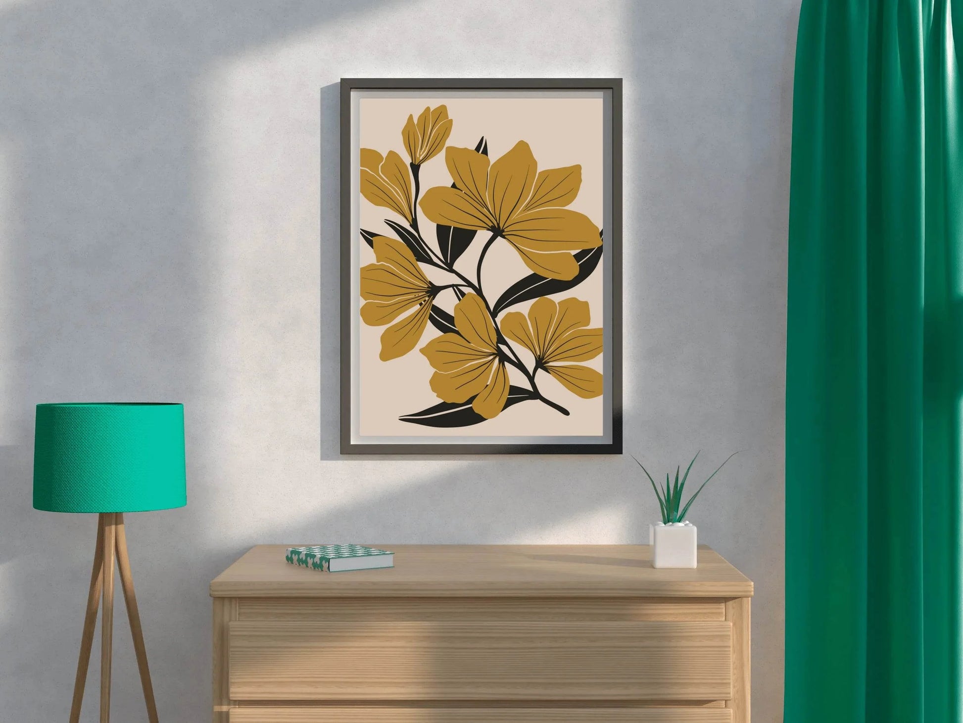 Coffee Flower Wall Art - beink online art store