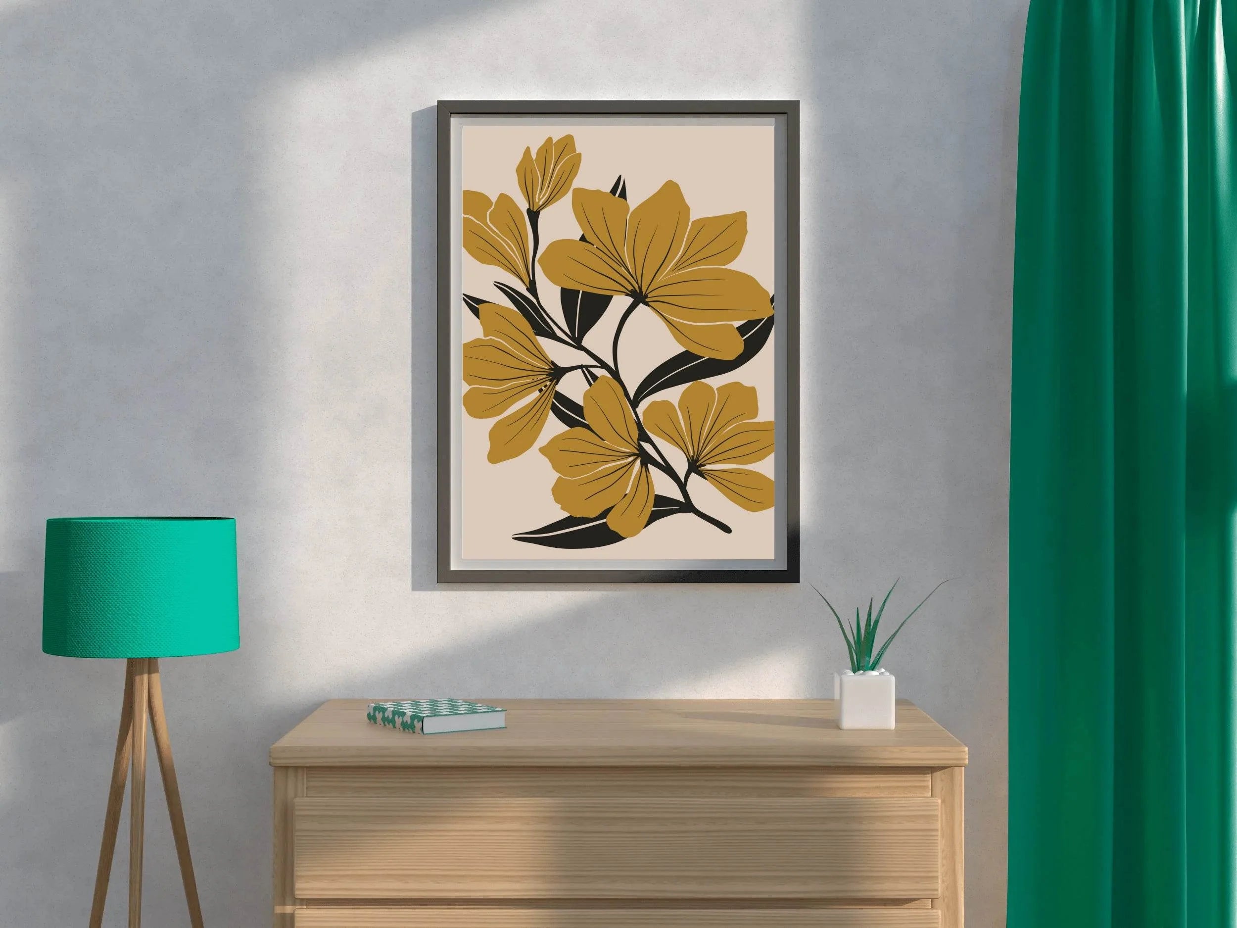 Coffee Flower Wall Art - beink online art store