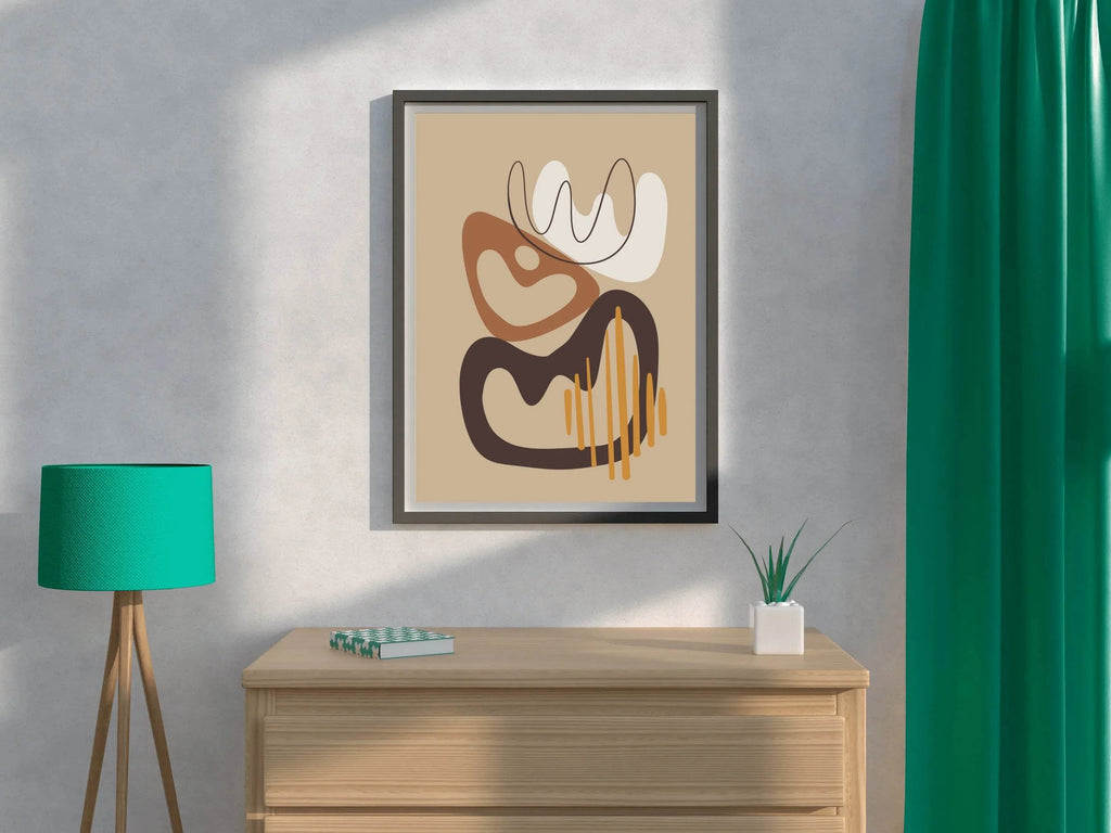 The Ancient Symbol of The Three Crowns Wall Art - beink online art store