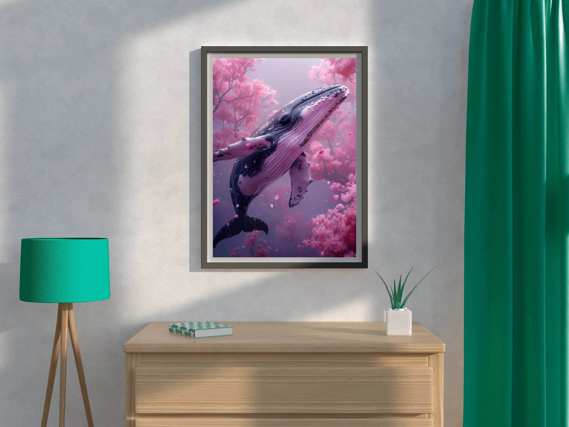 Whale Fantasy Picture Wall Art - beink online art store