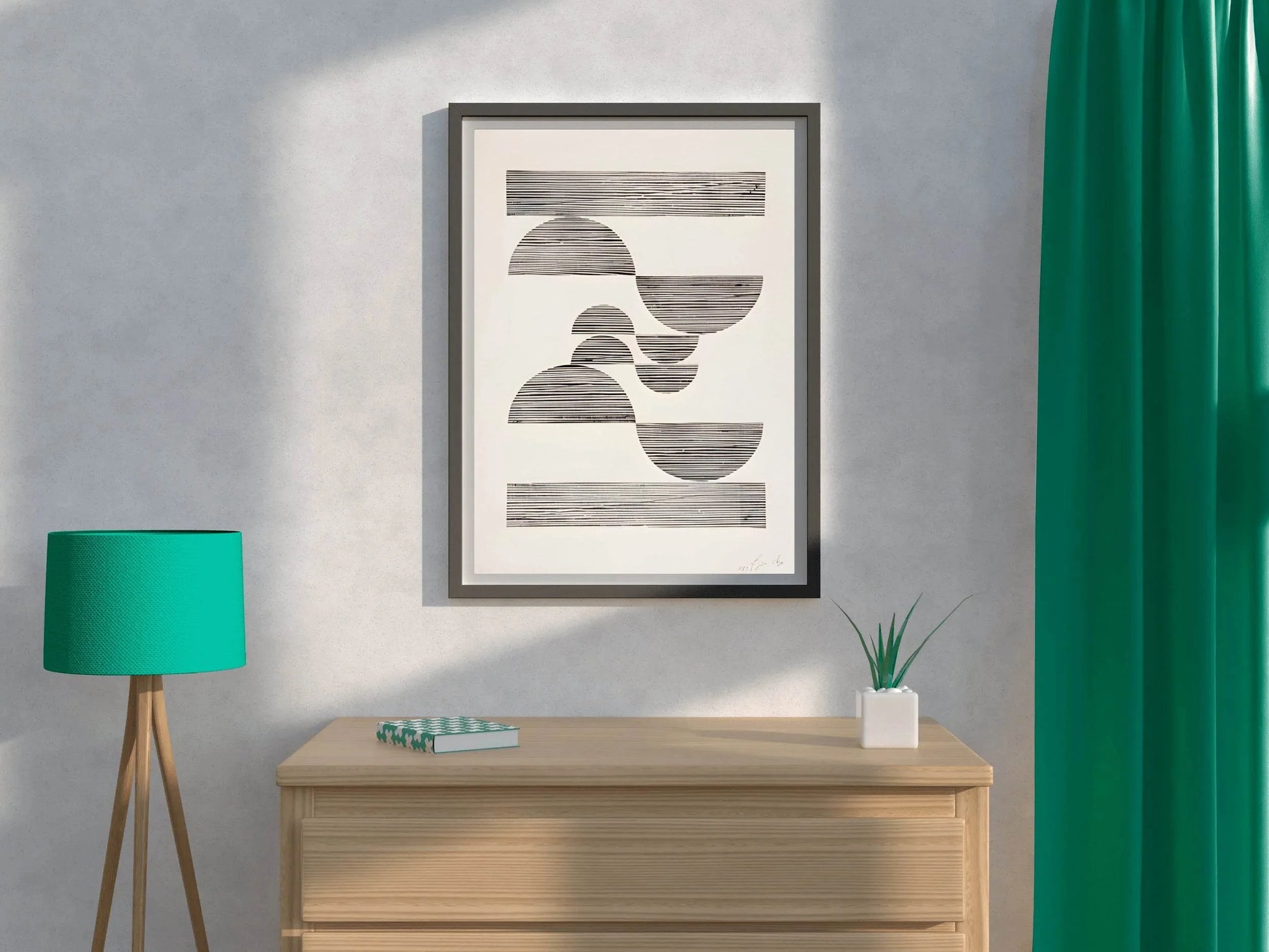 Geometrical Alignment Modern Wall Art - beink online art store