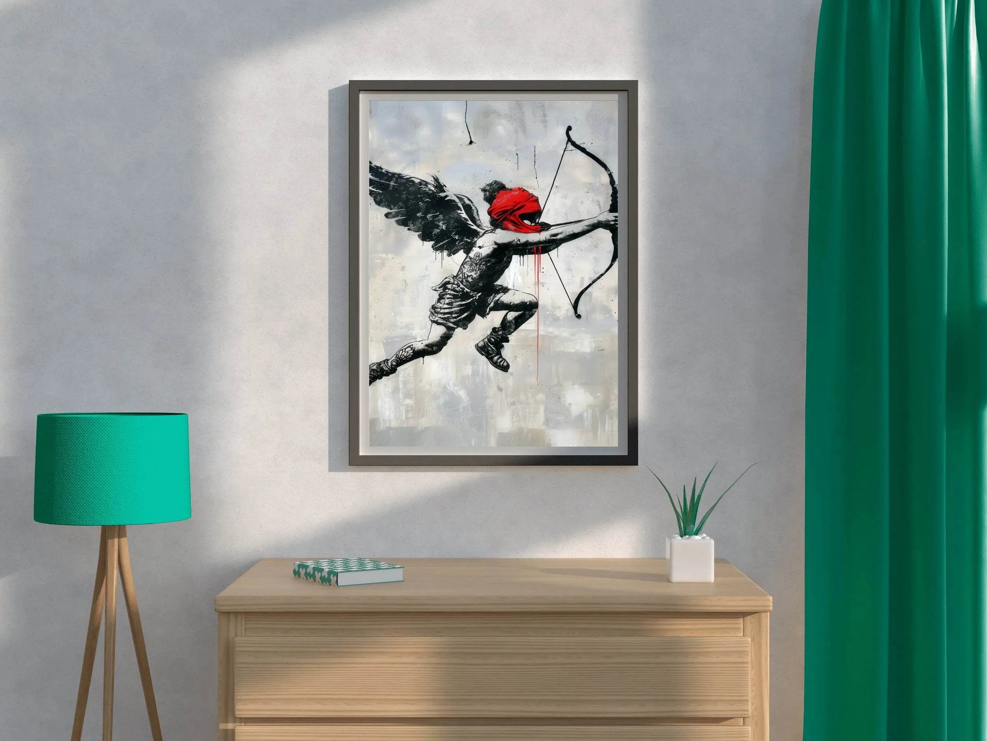 Eros Love Banksy Style Wall Art - beink online art store